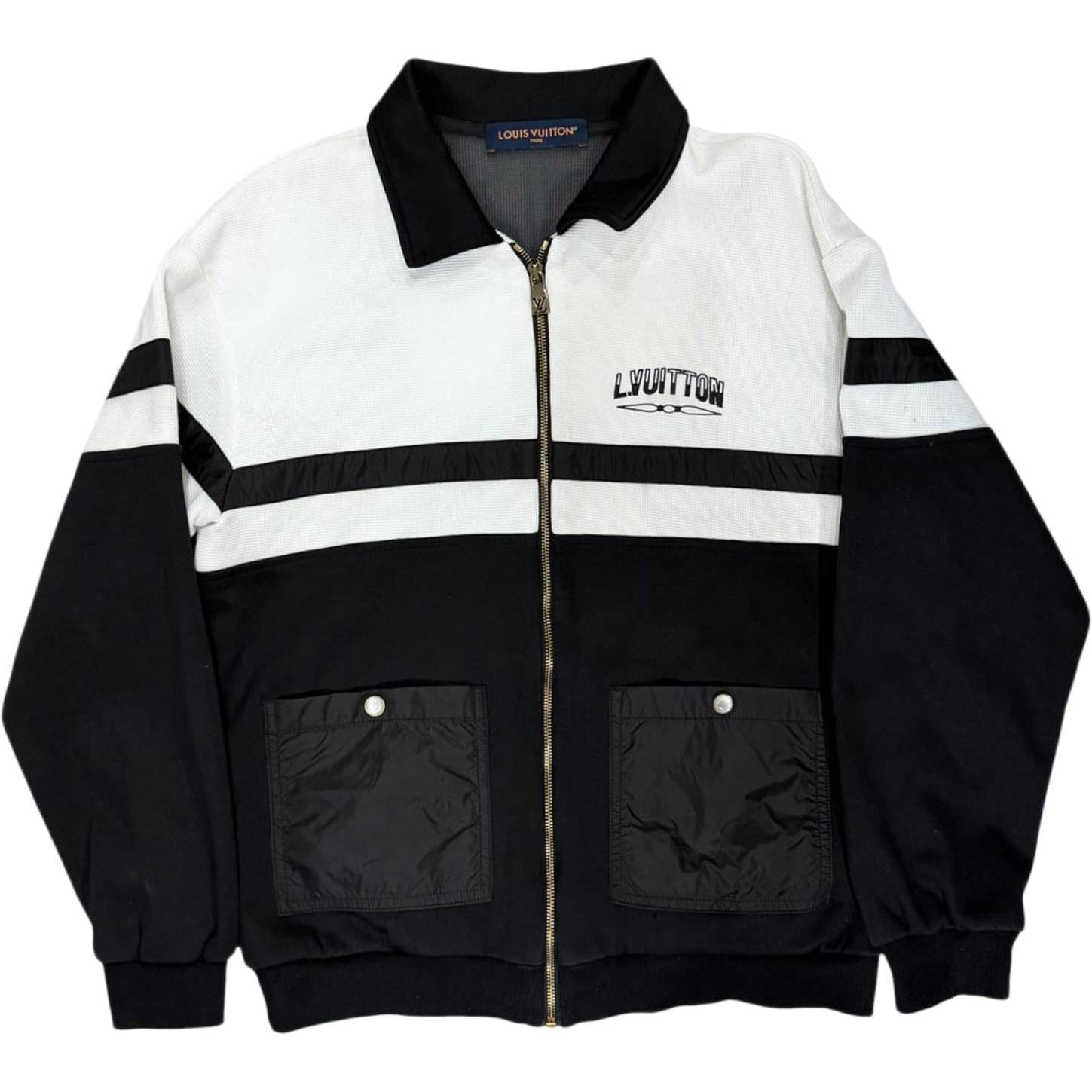 Louis Vuitton Hybrid Jersey Blouson White/Black