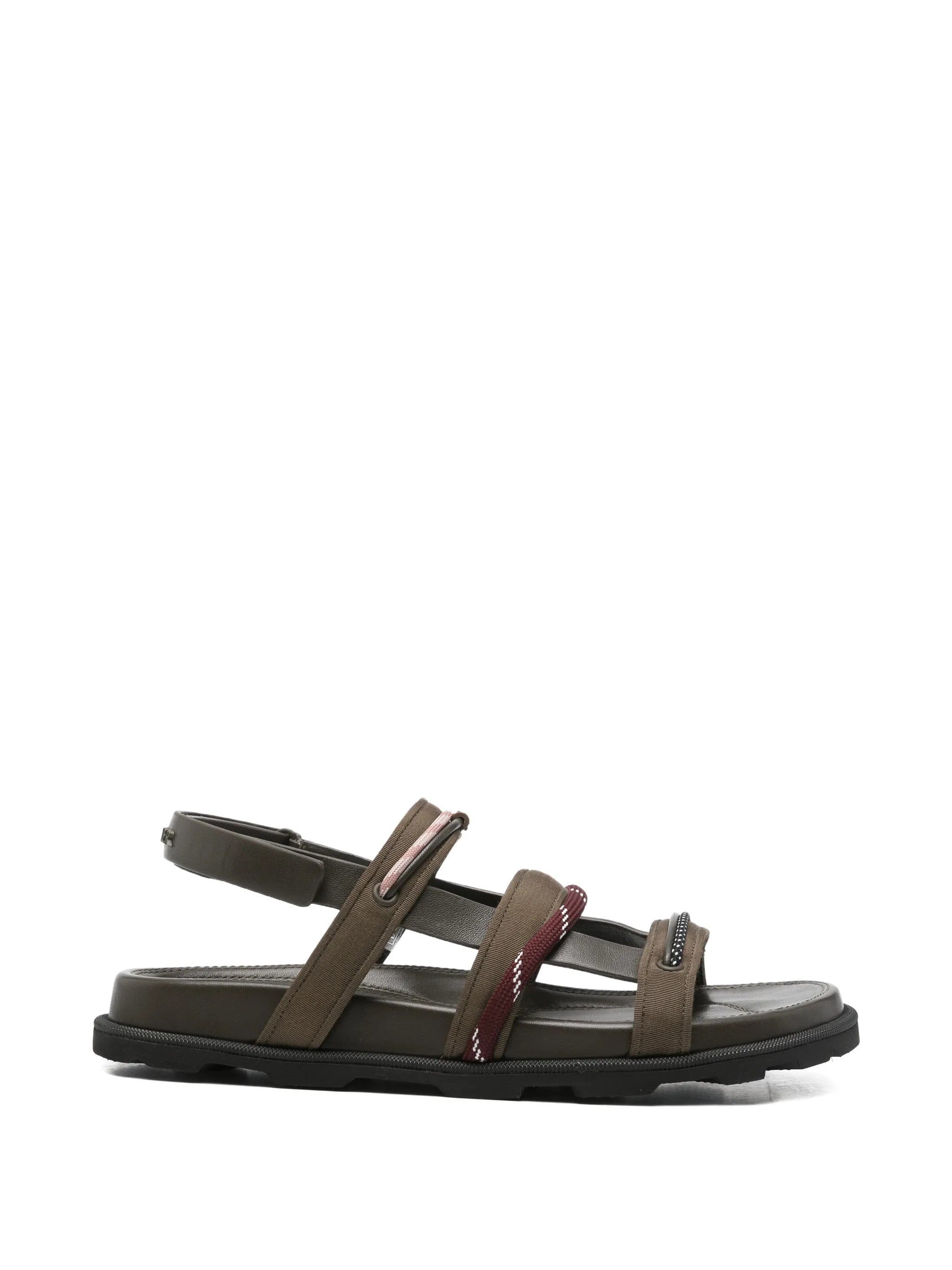 Moncler multi - strap leather sandals
