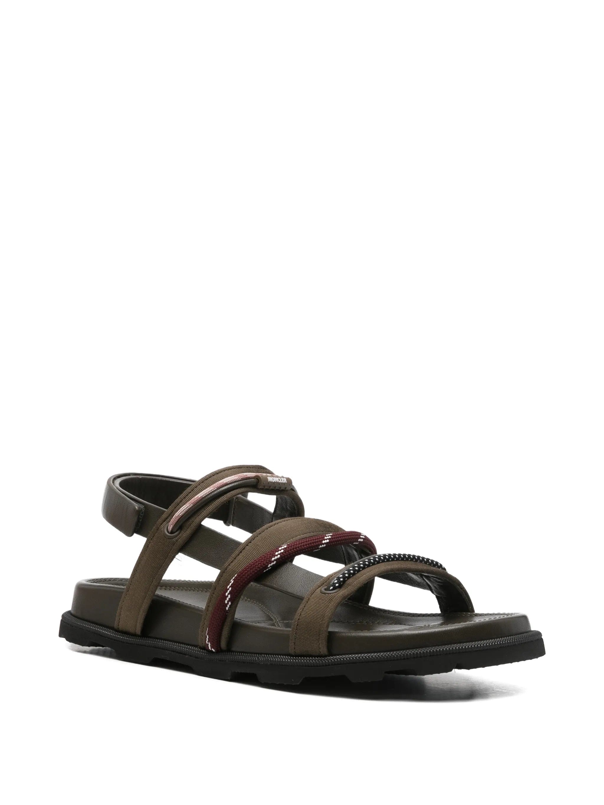 Moncler multi - strap leather sandals