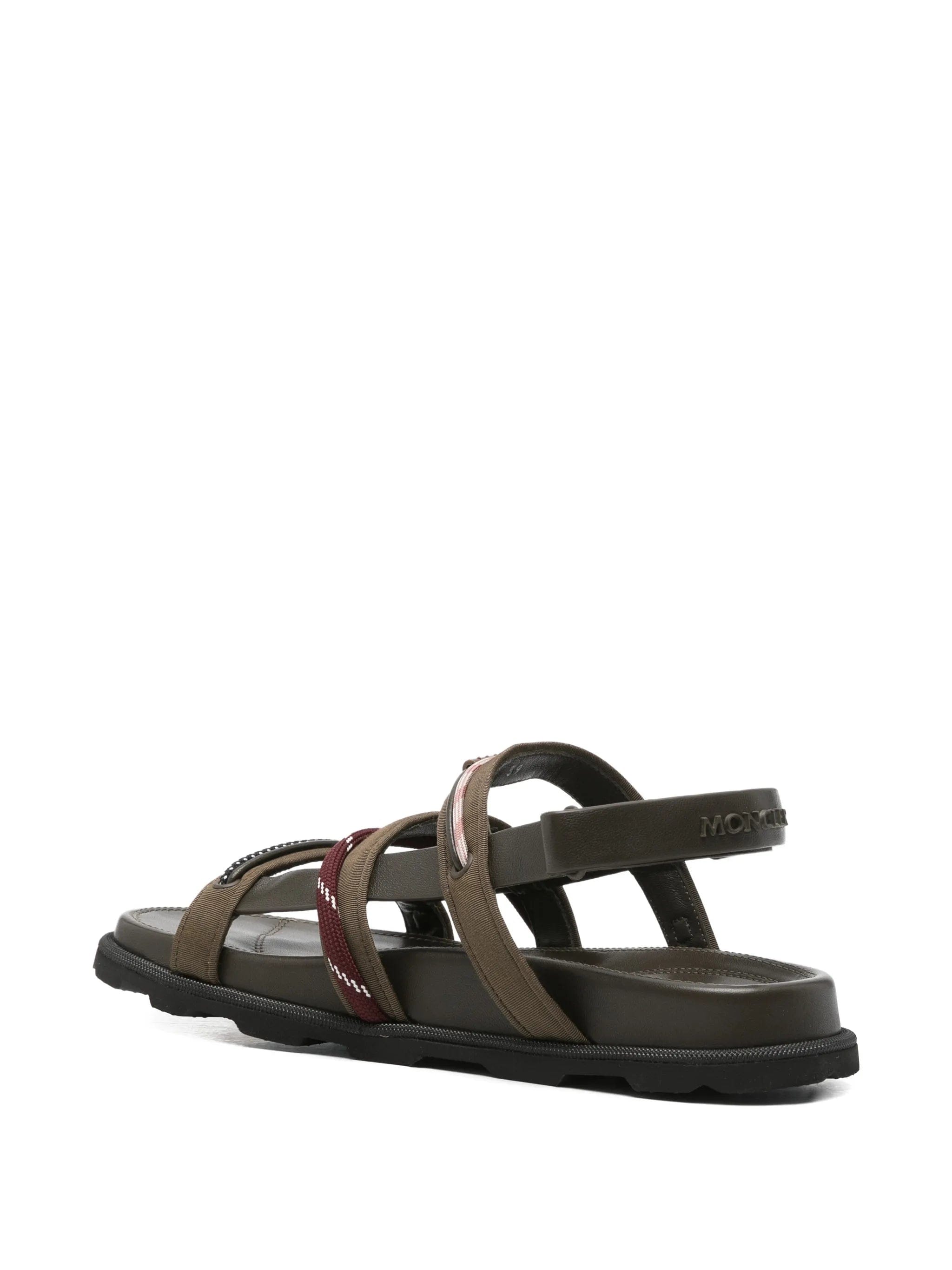 Moncler multi - strap leather sandals