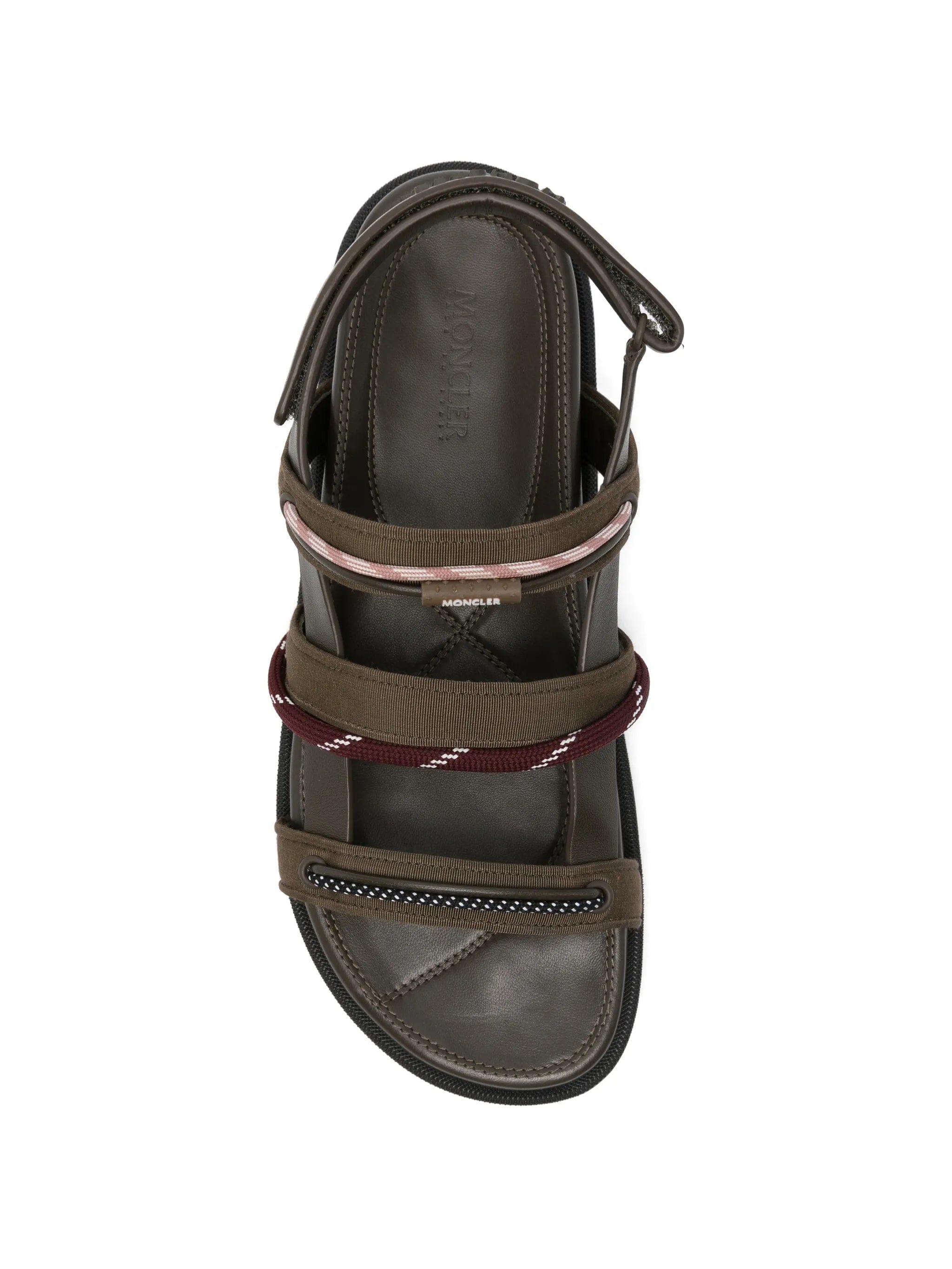 Moncler multi - strap leather sandals