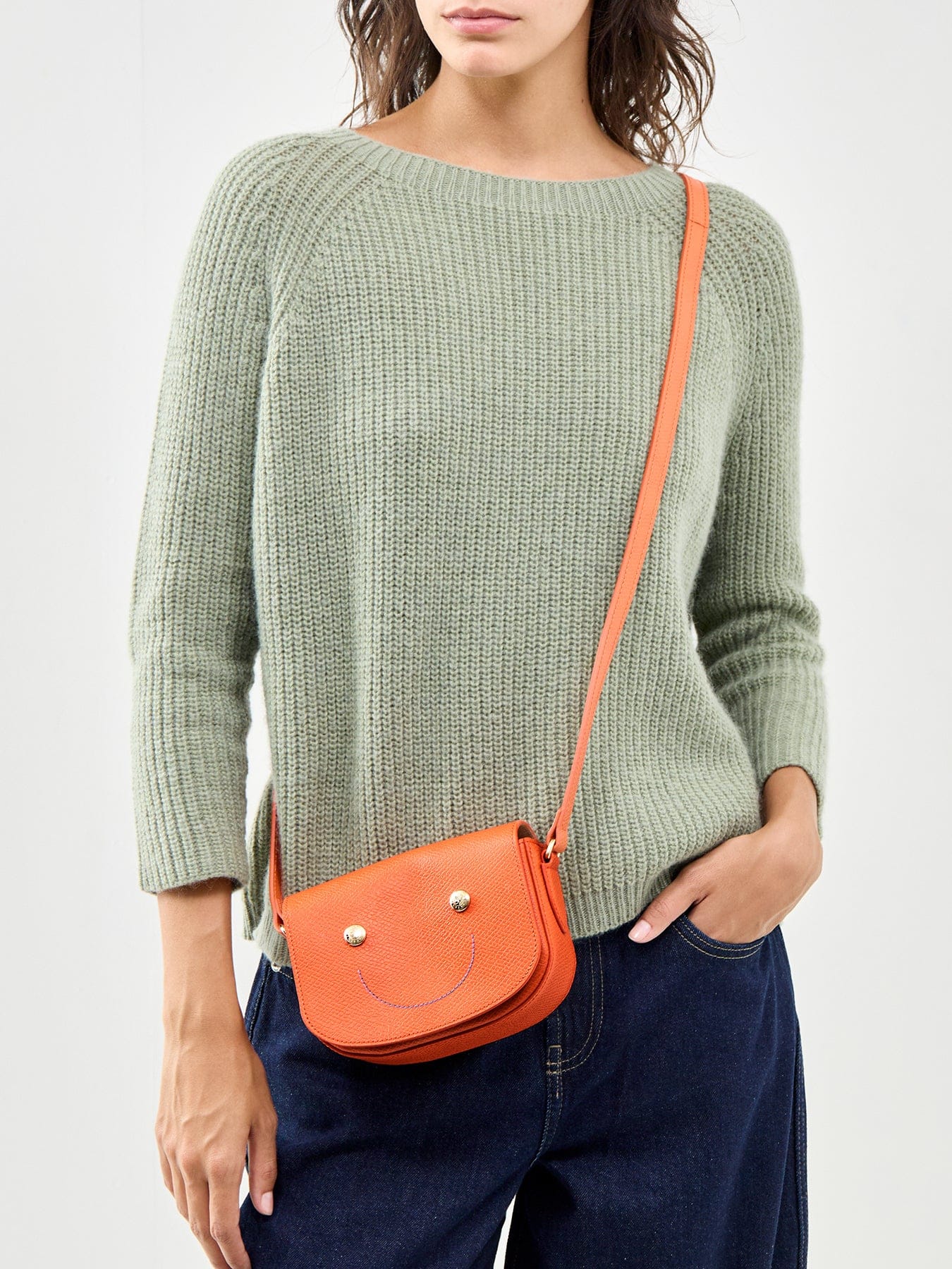 Longchamp Épure Crossbody Bag Small Orange
