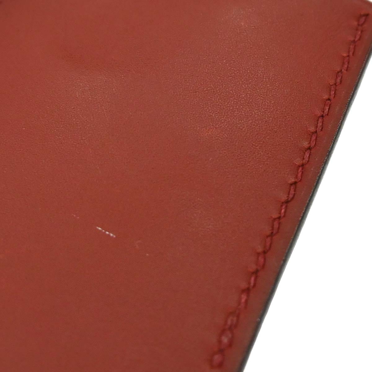 Hermes Rouge H Chamonix Clochette Necklace Pendant