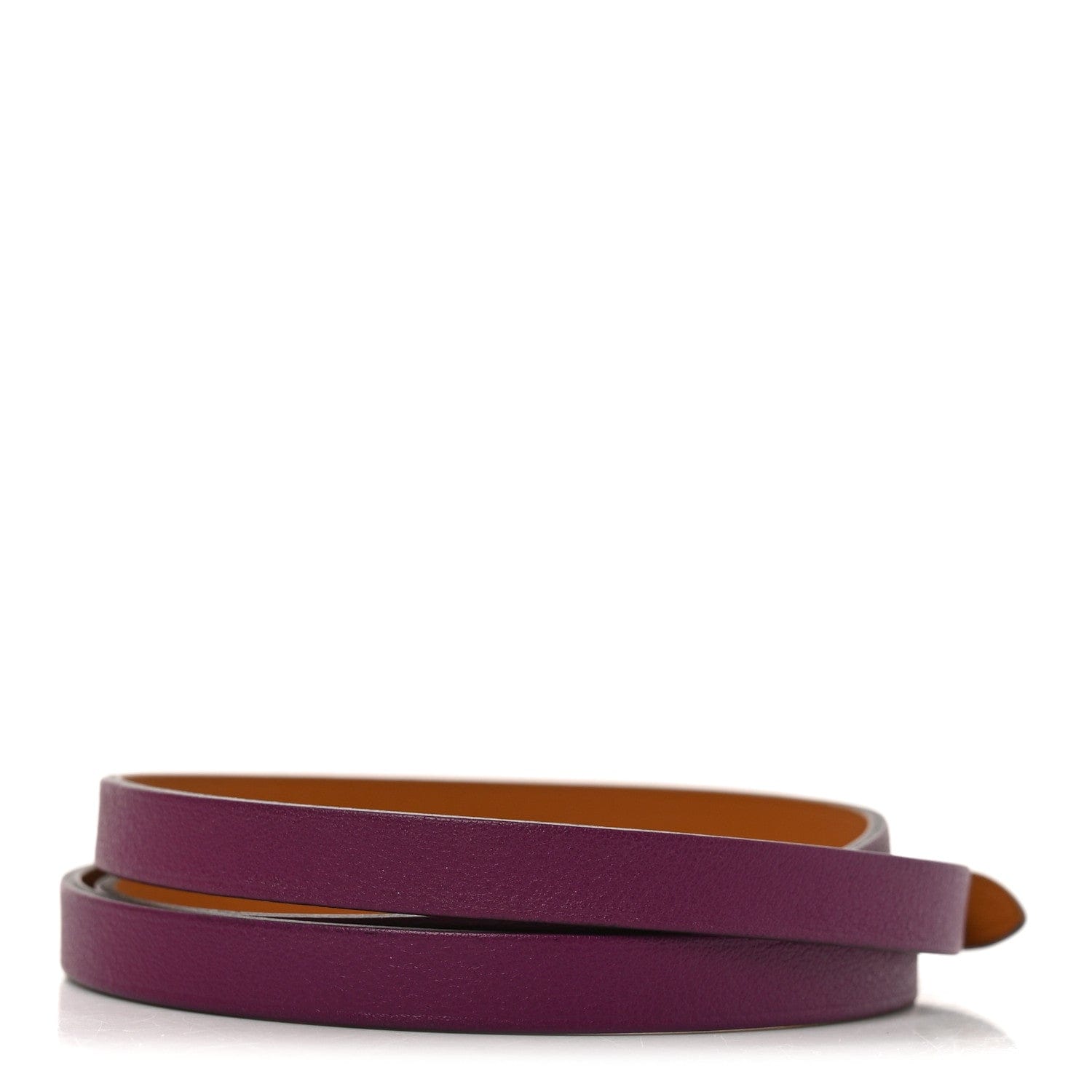 Hermes Swift Hapi 3 mm Triple Tour Wrap Bracelet M Anemone
