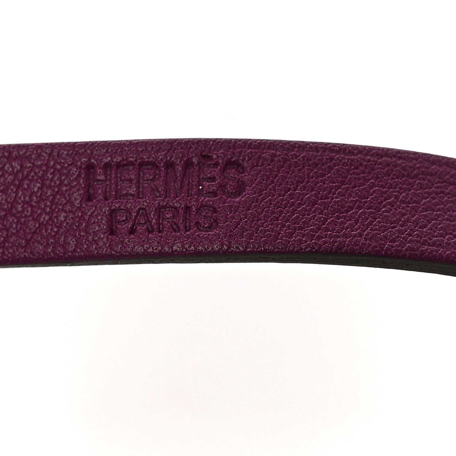 Hermes Swift Hapi 3 mm Triple Tour Wrap Bracelet M Anemone