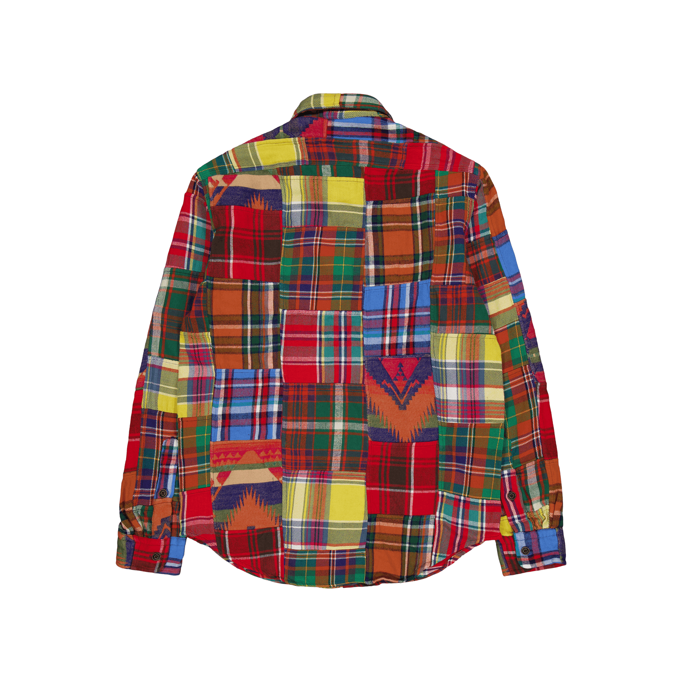 Polo Ralph Lauren Classic Fit Patchwork Flannel Workshirt 6198 Adirondack Patchwork