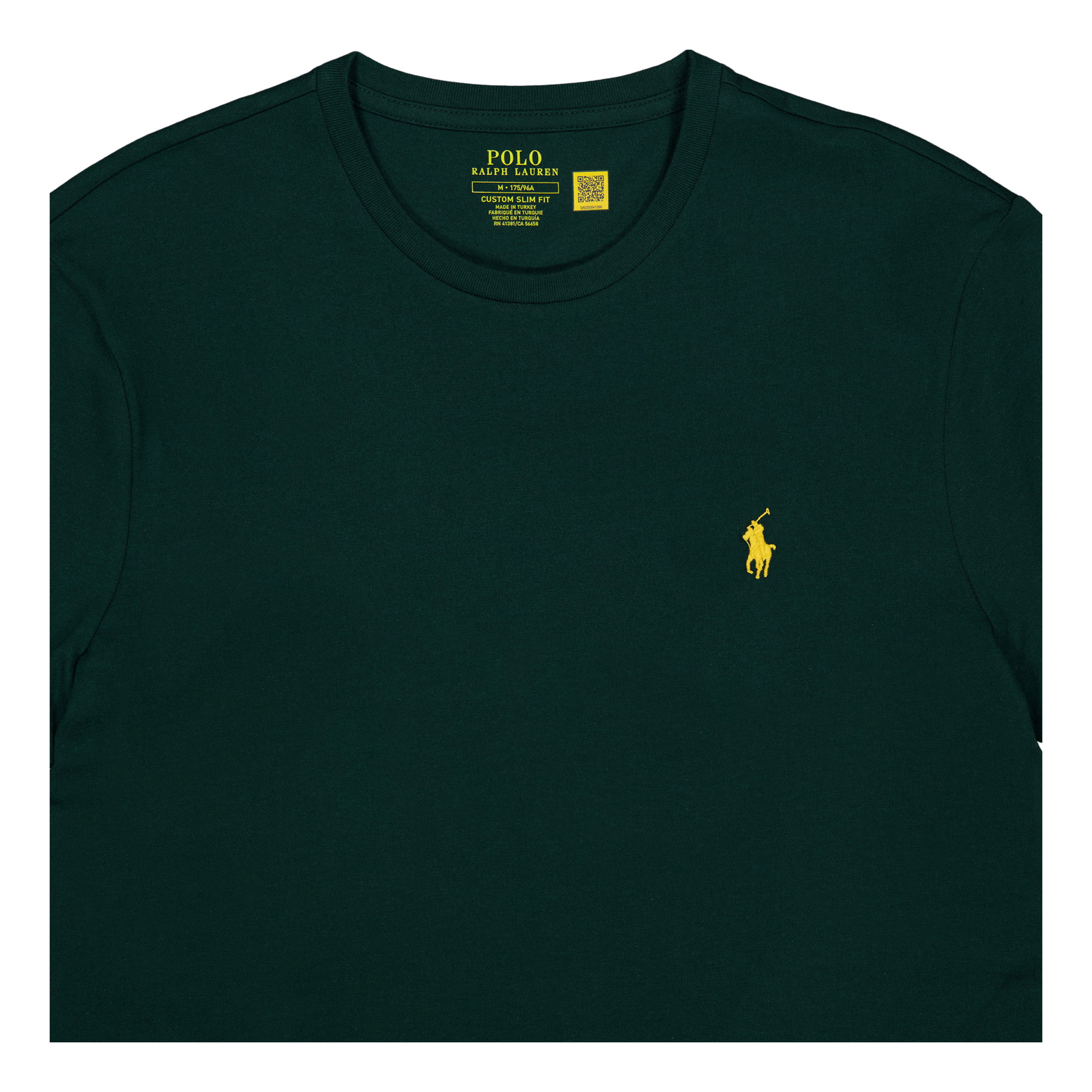 Polo Ralph Lauren Custom Slim Fit Jersey Crewneck T - Shirt Moss Agate/C1414