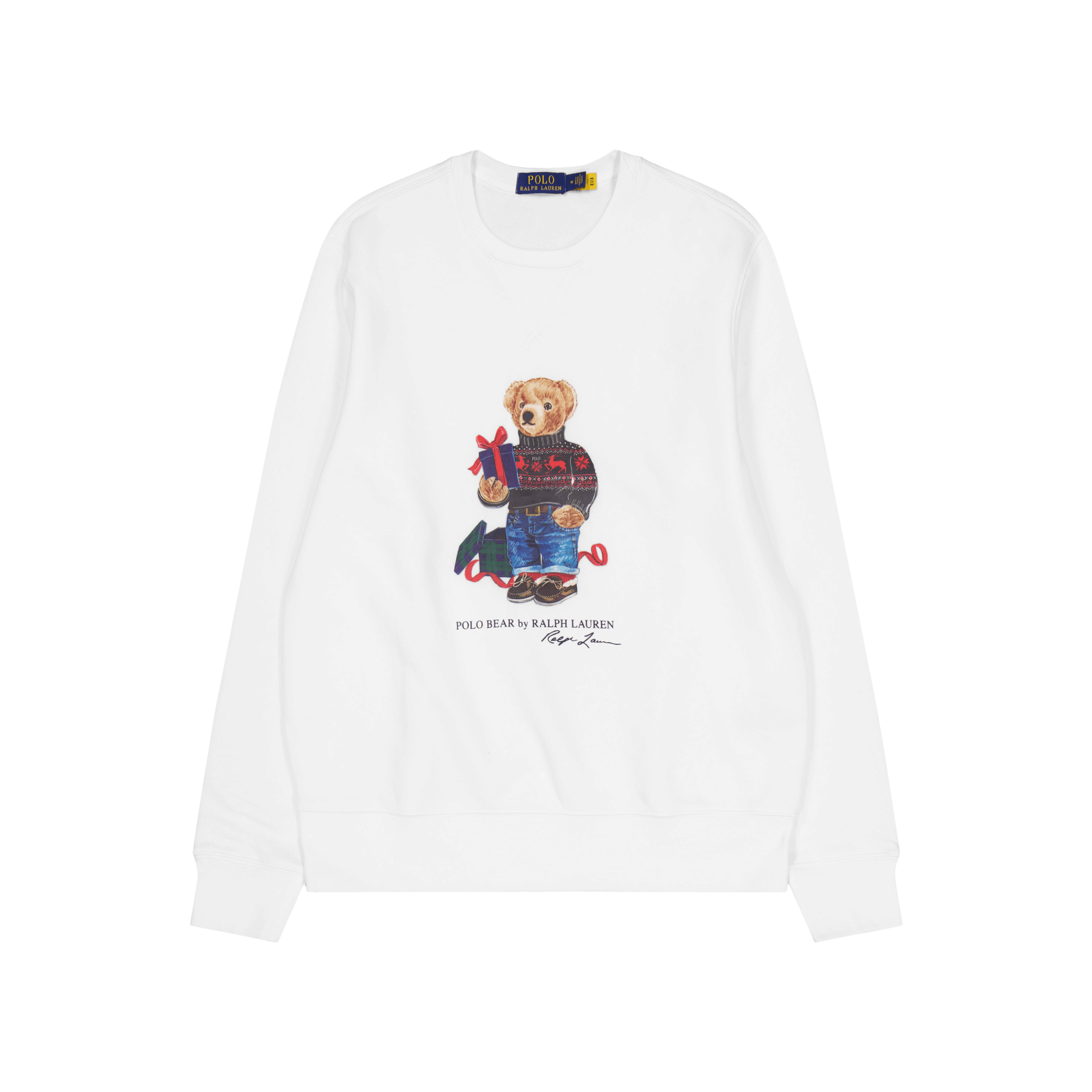 Polo Ralph Lauren Polo Bear Fleece Sweatshirt Fa23 White Gift Bear