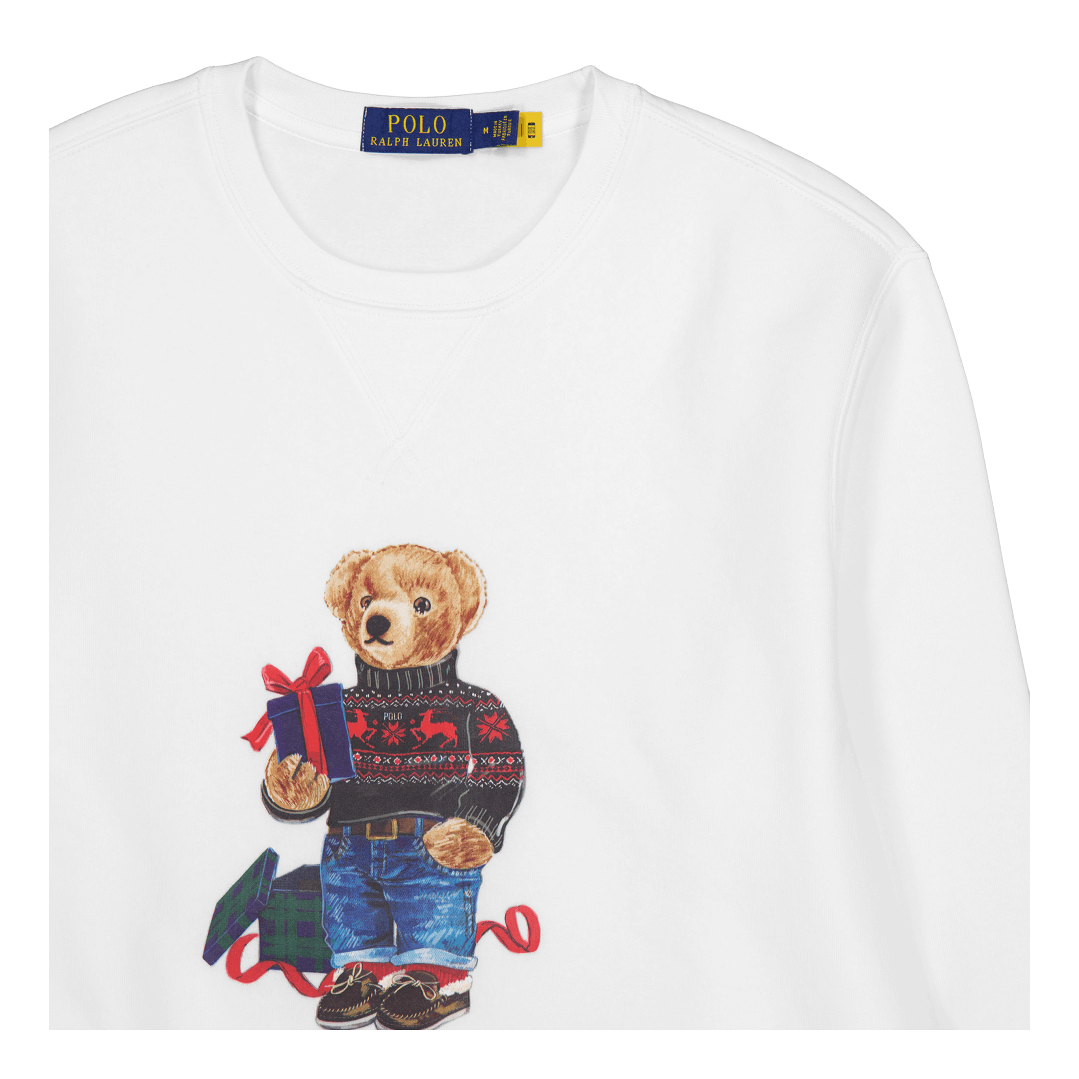 Polo Ralph Lauren Polo Bear Fleece Sweatshirt Fa23 White Gift Bear