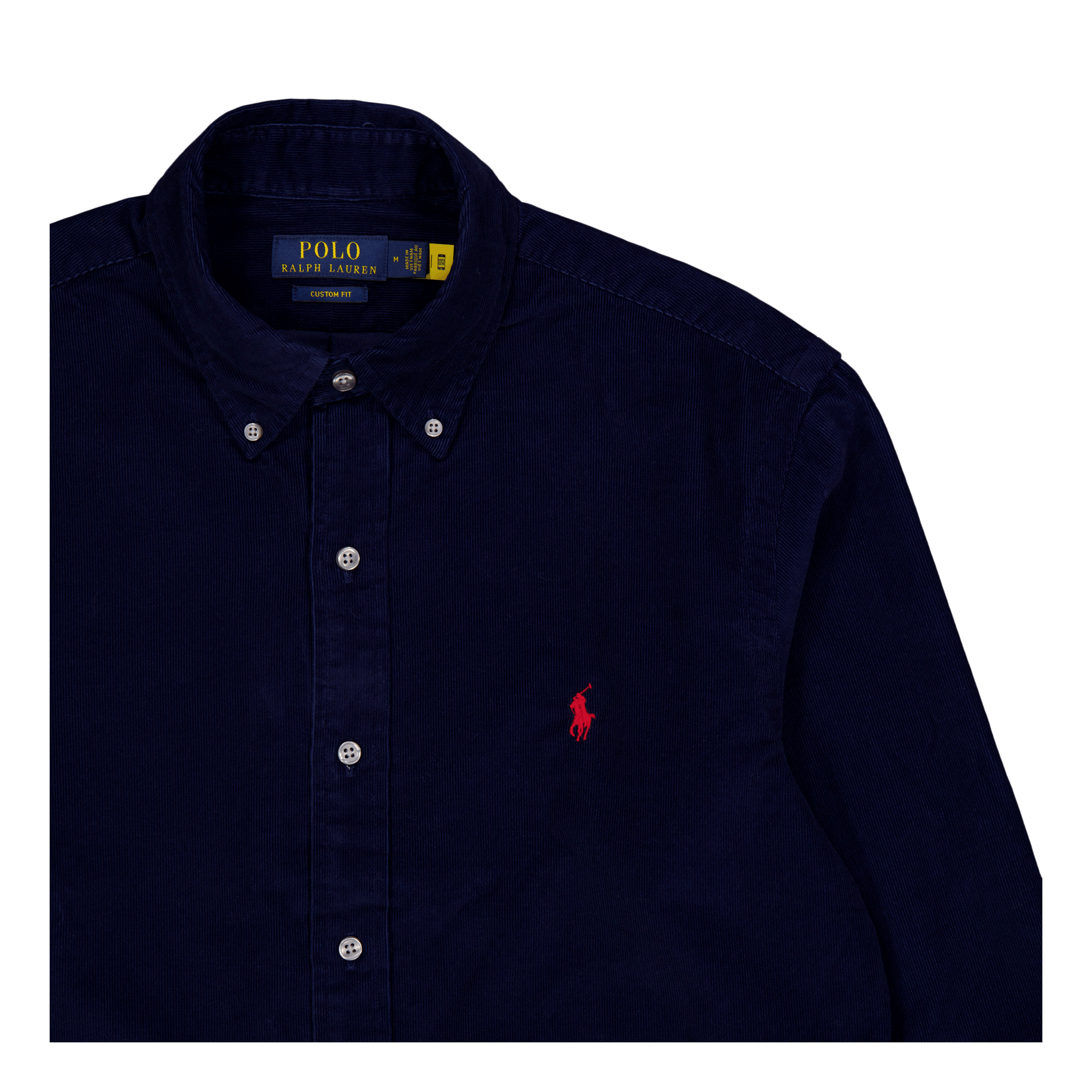 Polo Ralph Lauren Custom Fit Corduroy Shirt Newport Navy
