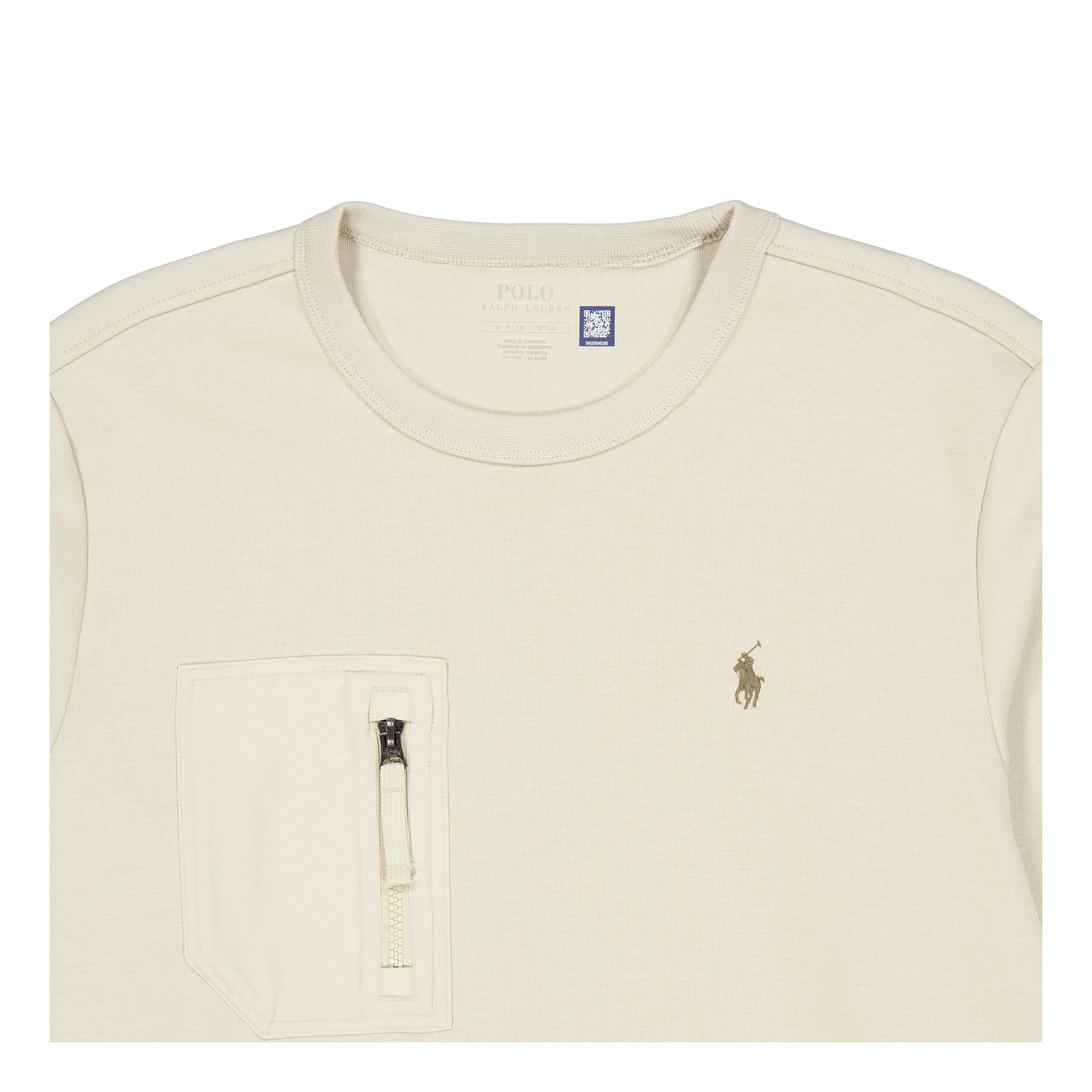 Polo Ralph Lauren Double - Knit Pocket Sweatshirt Classic Stone