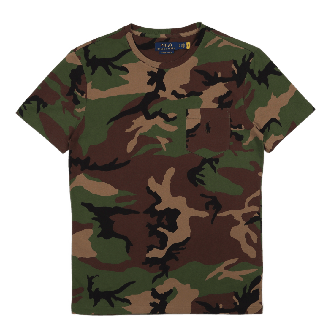 Polo Ralph Lauren Custom Slim Fit Camo Pocket T - Shirt Surplus Camo