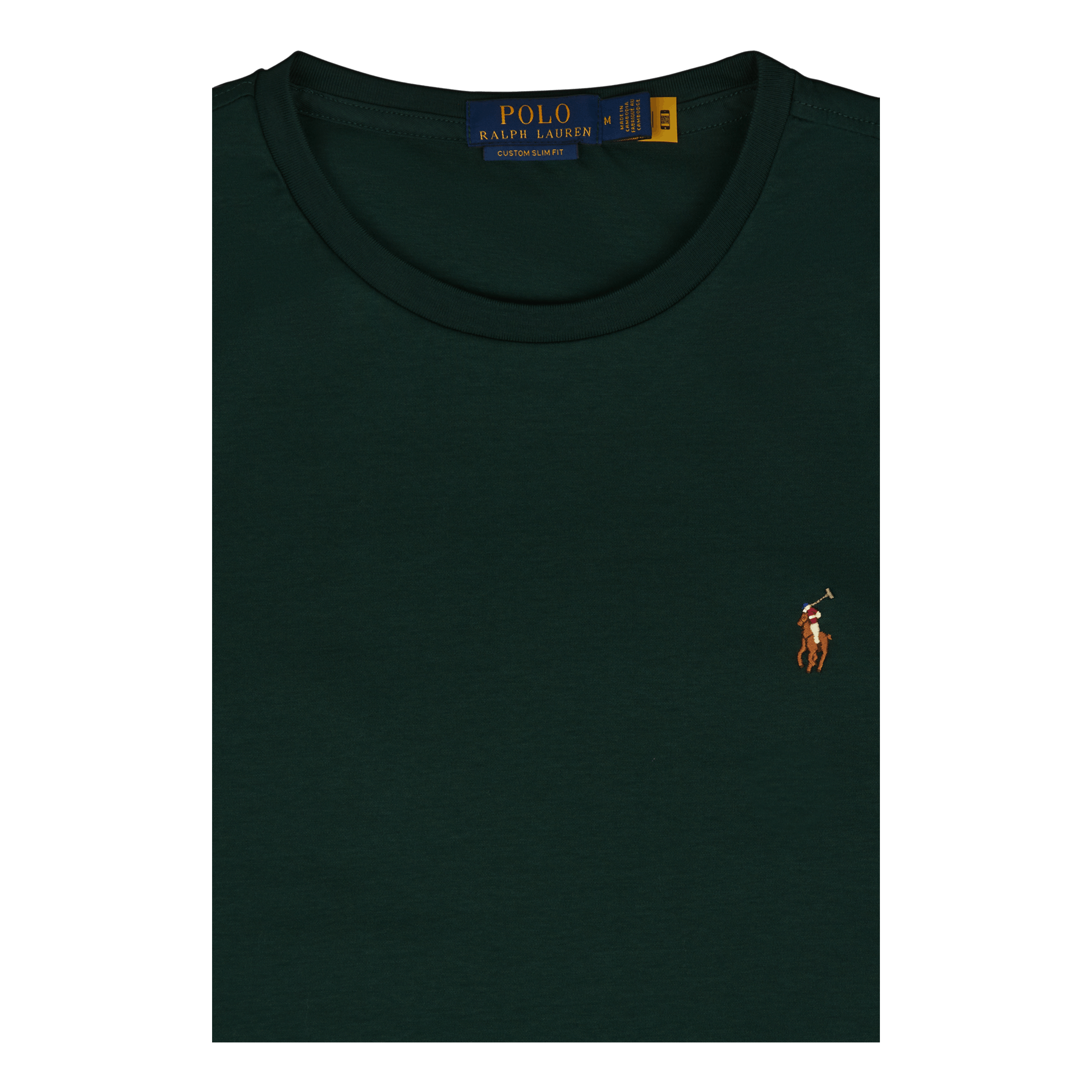 Polo Ralph Lauren Custom Slim Fit Soft Cotton T - Shirt College Green
