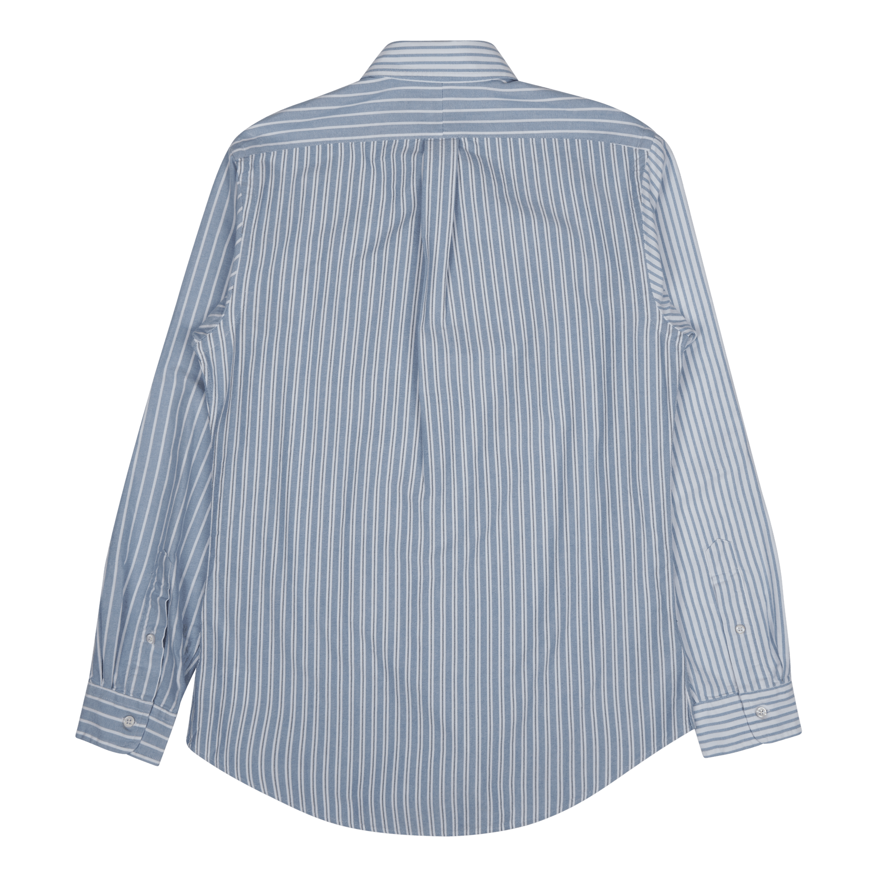 Polo Ralph Lauren Custom Fit Striped Oxford Fun Shirt Blue Funshirt
