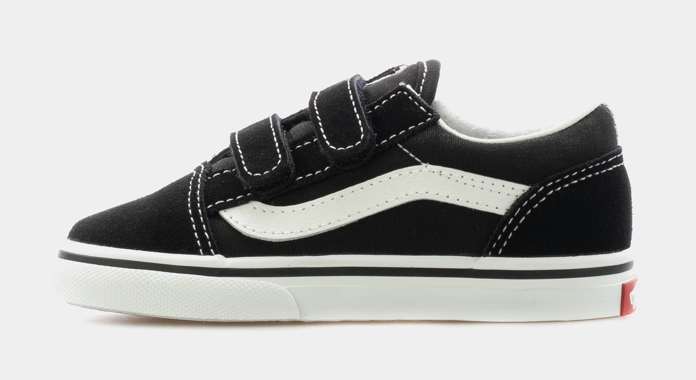 Vans Old Skool V Low Infant Toddler Skateboarding Shoe (Black)