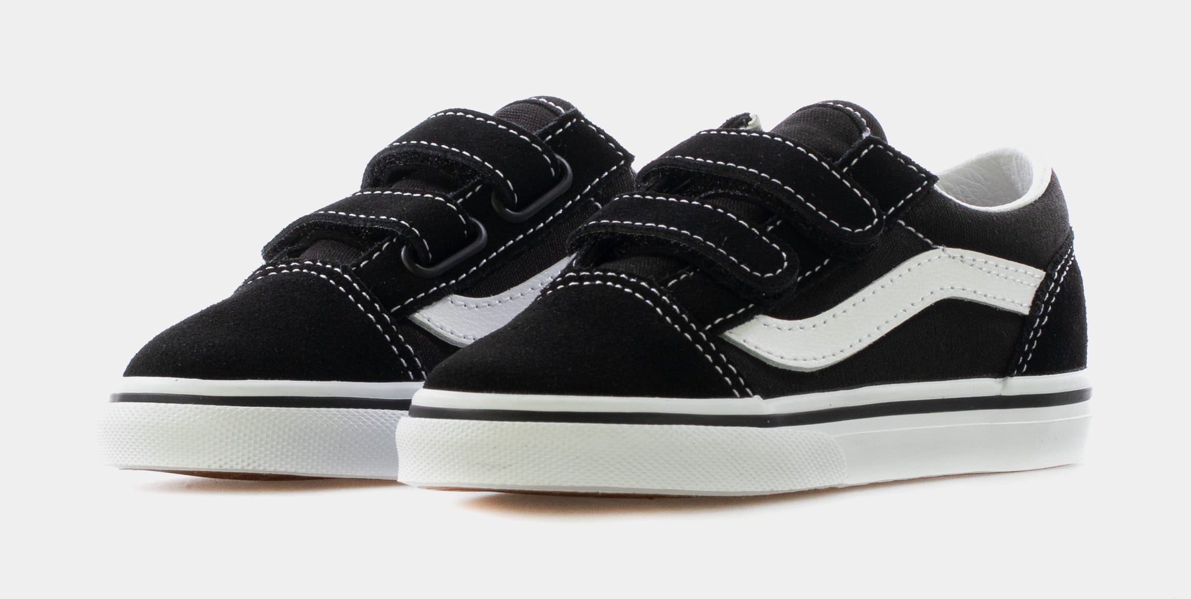 Vans Old Skool V Low Infant Toddler Skateboarding Shoe (Black)