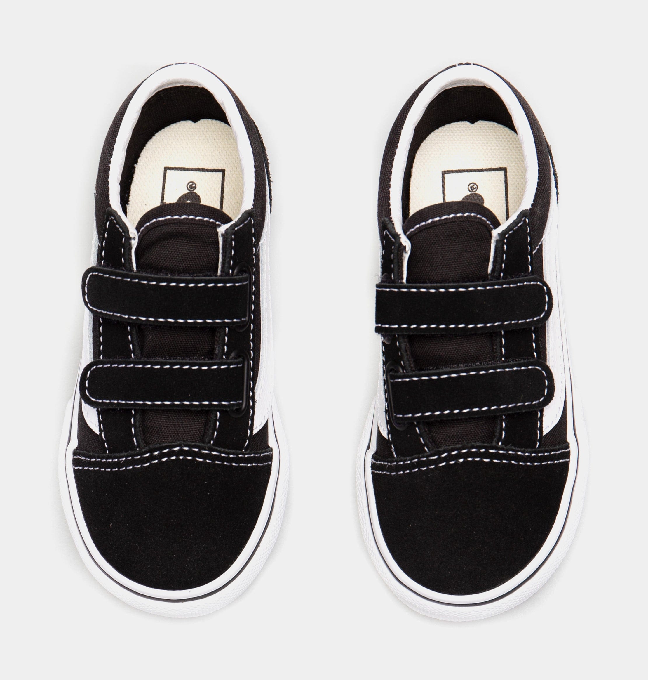 Vans Old Skool V Low Infant Toddler Skateboarding Shoe (Black)