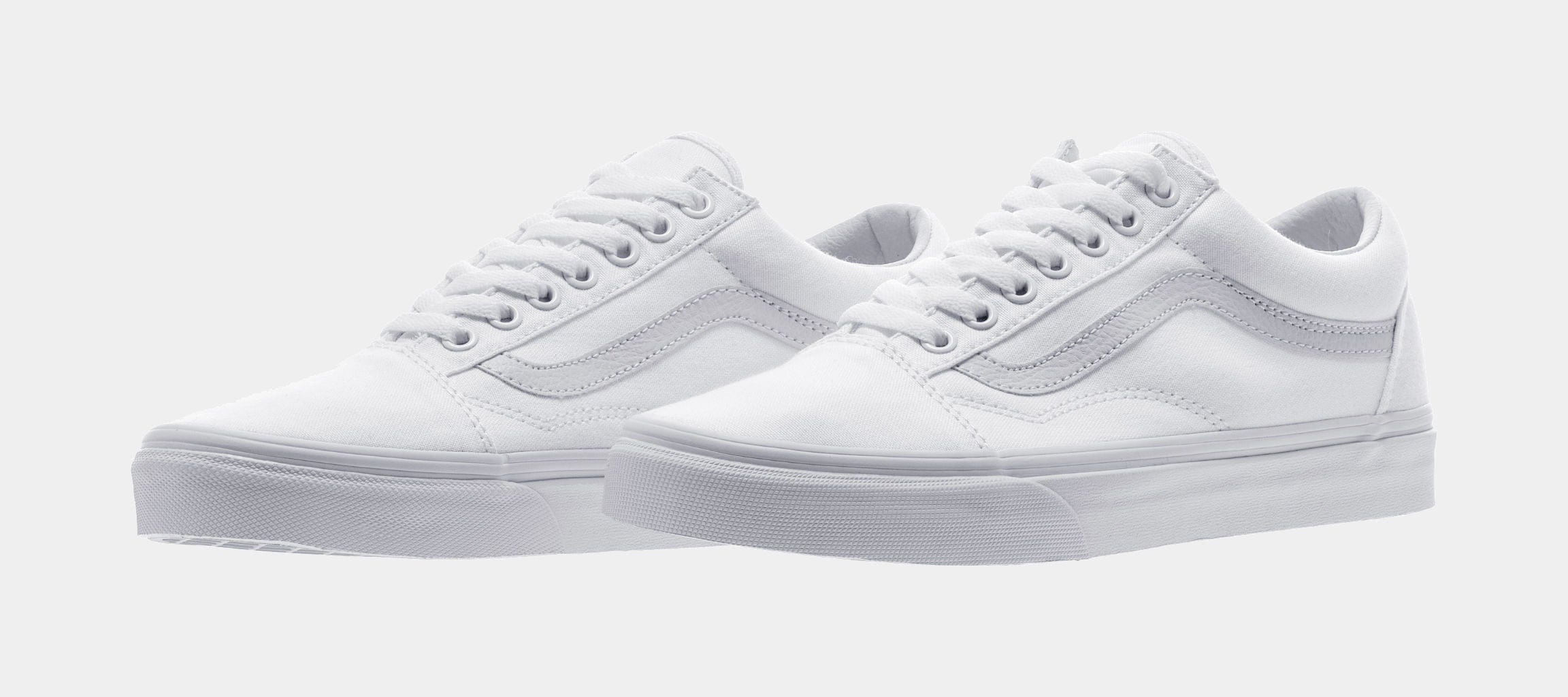 Vans Old Skool Low Mens Skate Shoe (White)