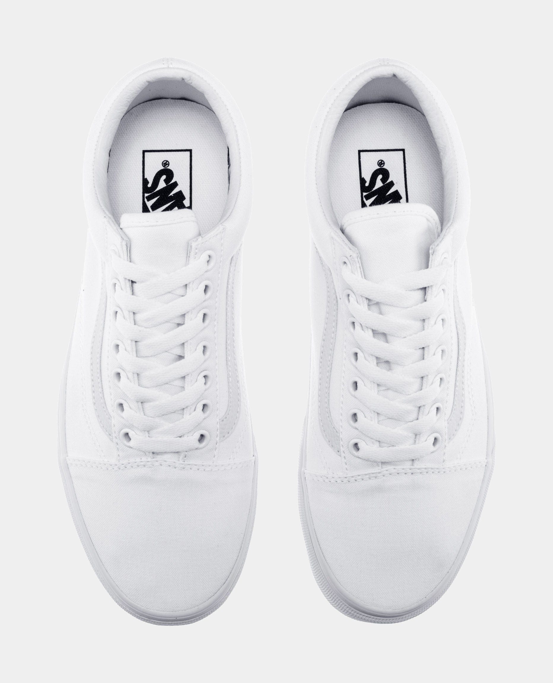 Vans Old Skool Low Mens Skate Shoe (White)