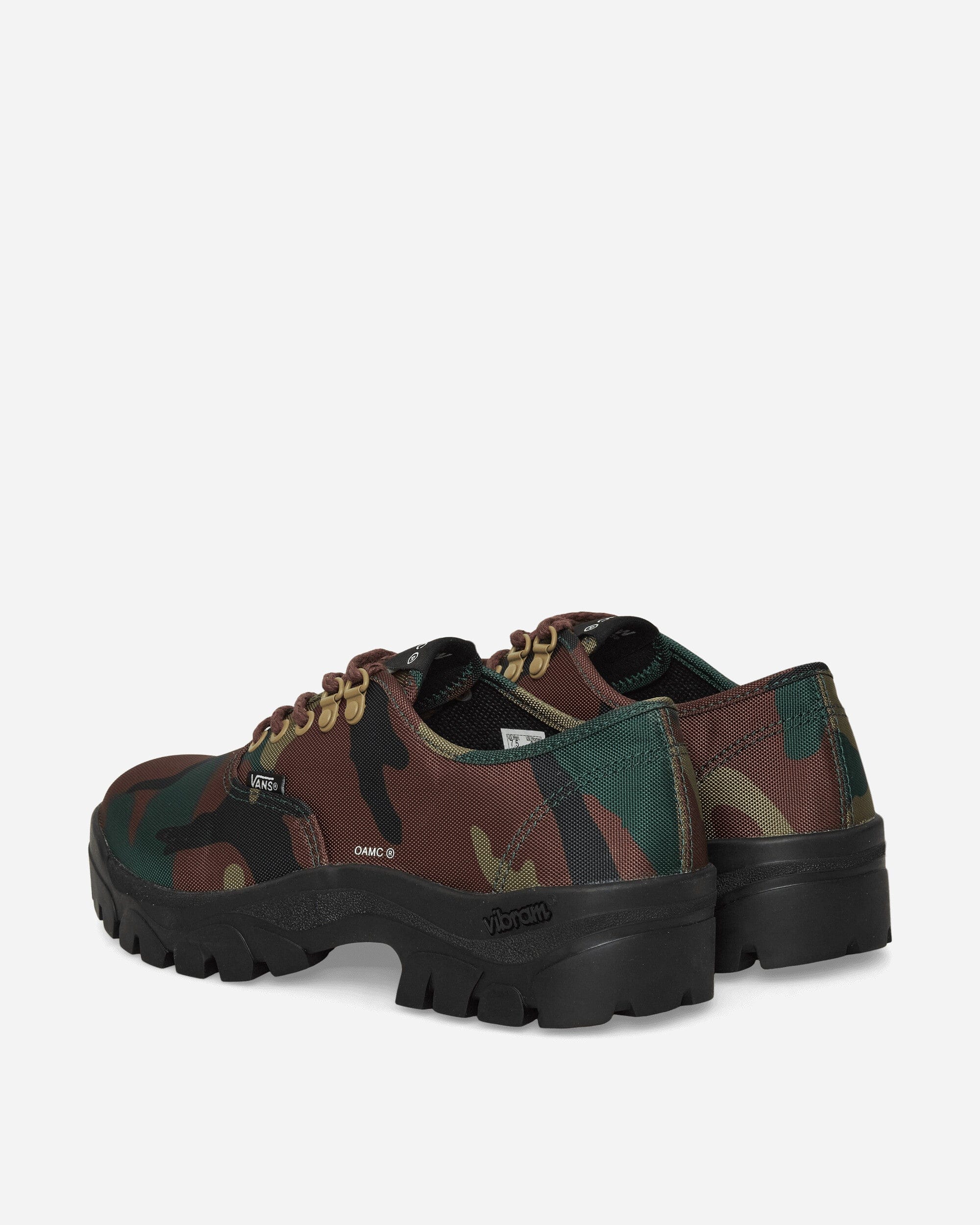 Vans OAMC Authentic Oxford Sneakers Woodland Camo Green
