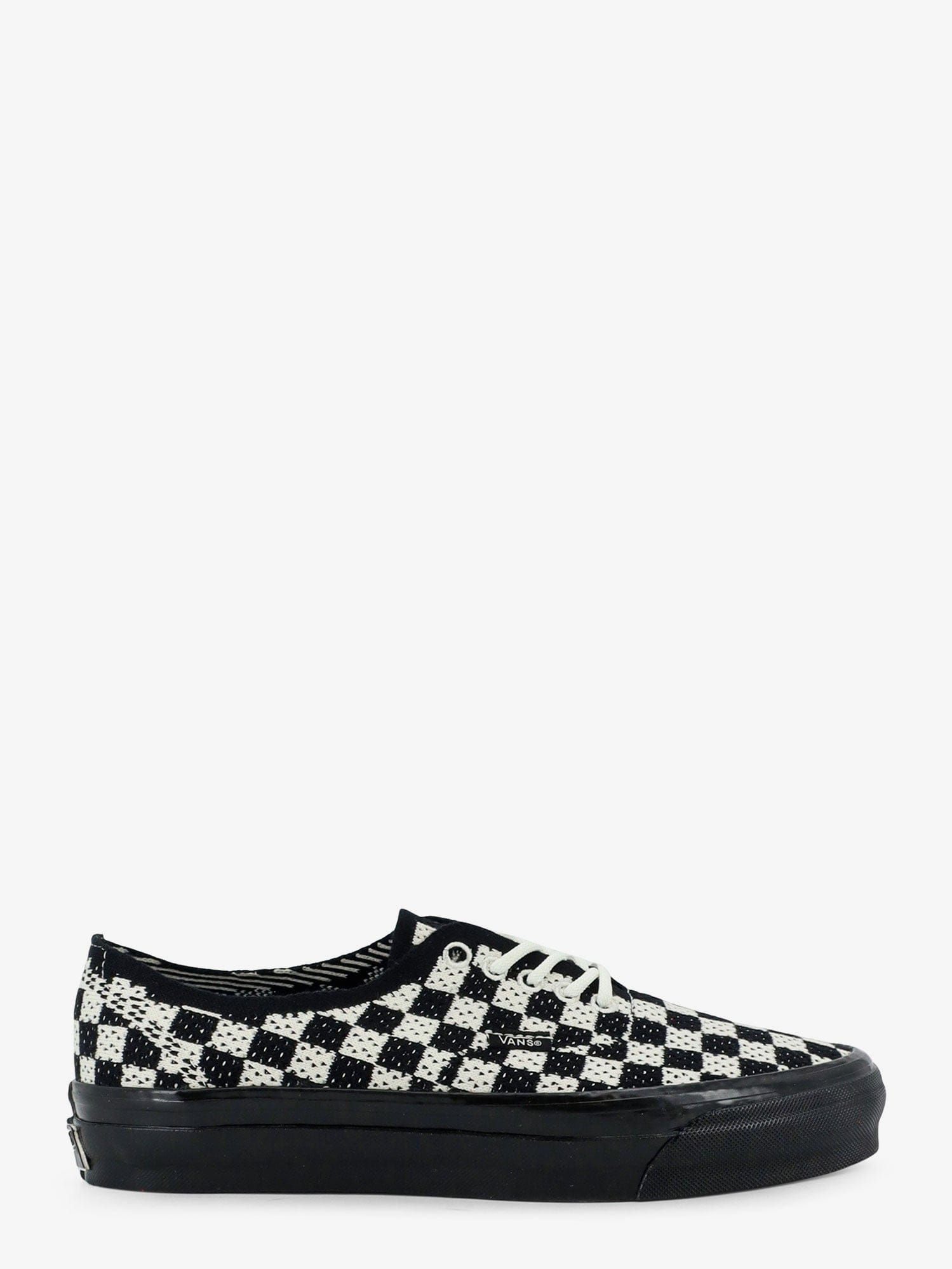 Vans LX Authentic 44 fabric sneakers with a checkerboard pattern