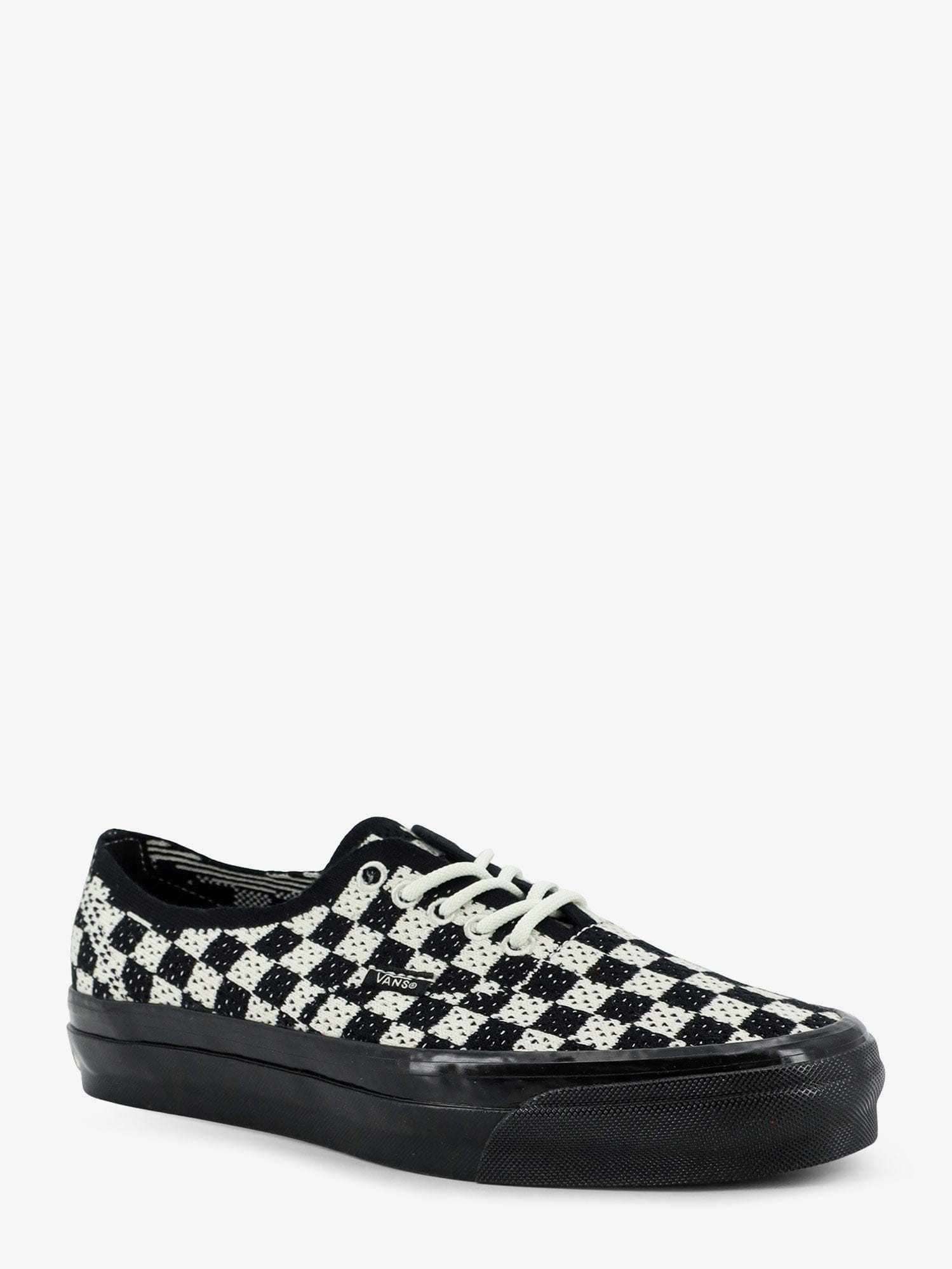 Vans LX Authentic 44 fabric sneakers with a checkerboard pattern