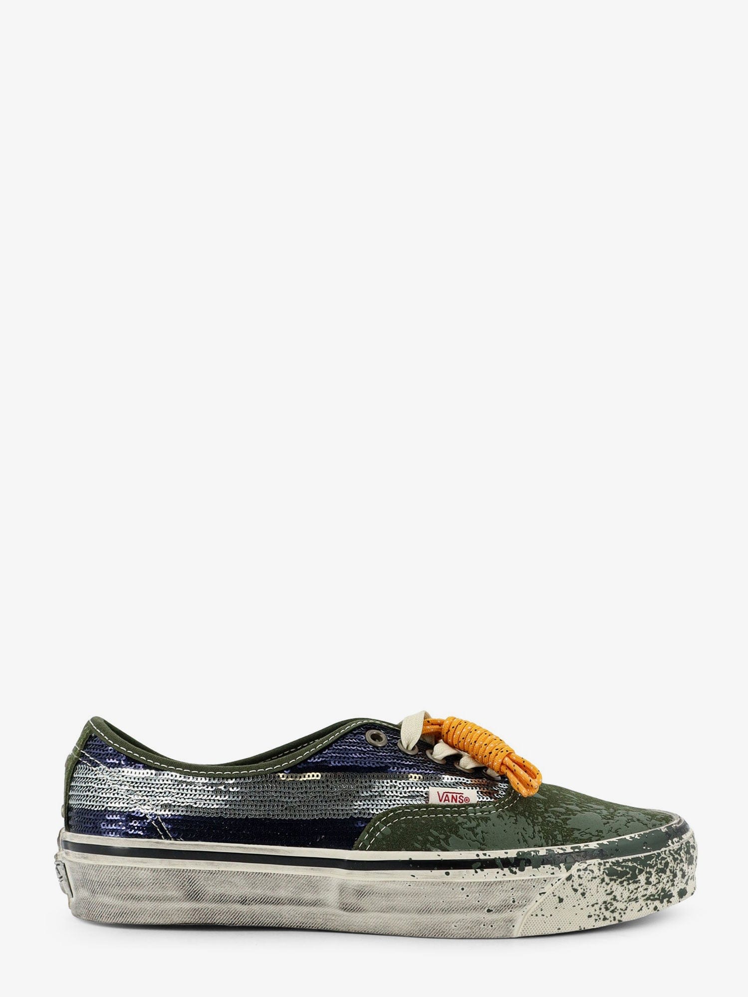 Vans Lx authentic 44 suede sneakers with micro - sequin detail on the side