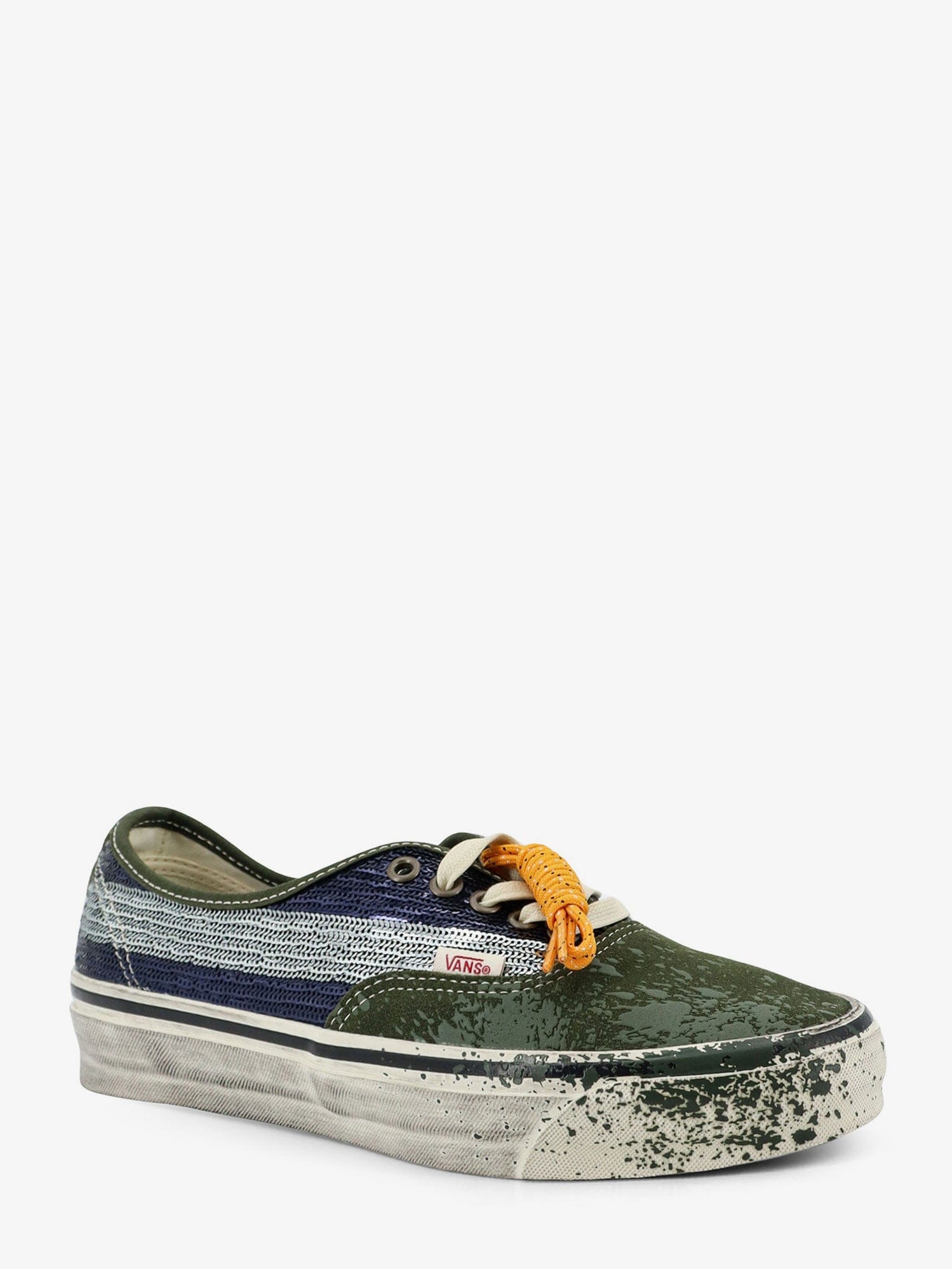 Vans Lx authentic 44 suede sneakers with micro - sequin detail on the side