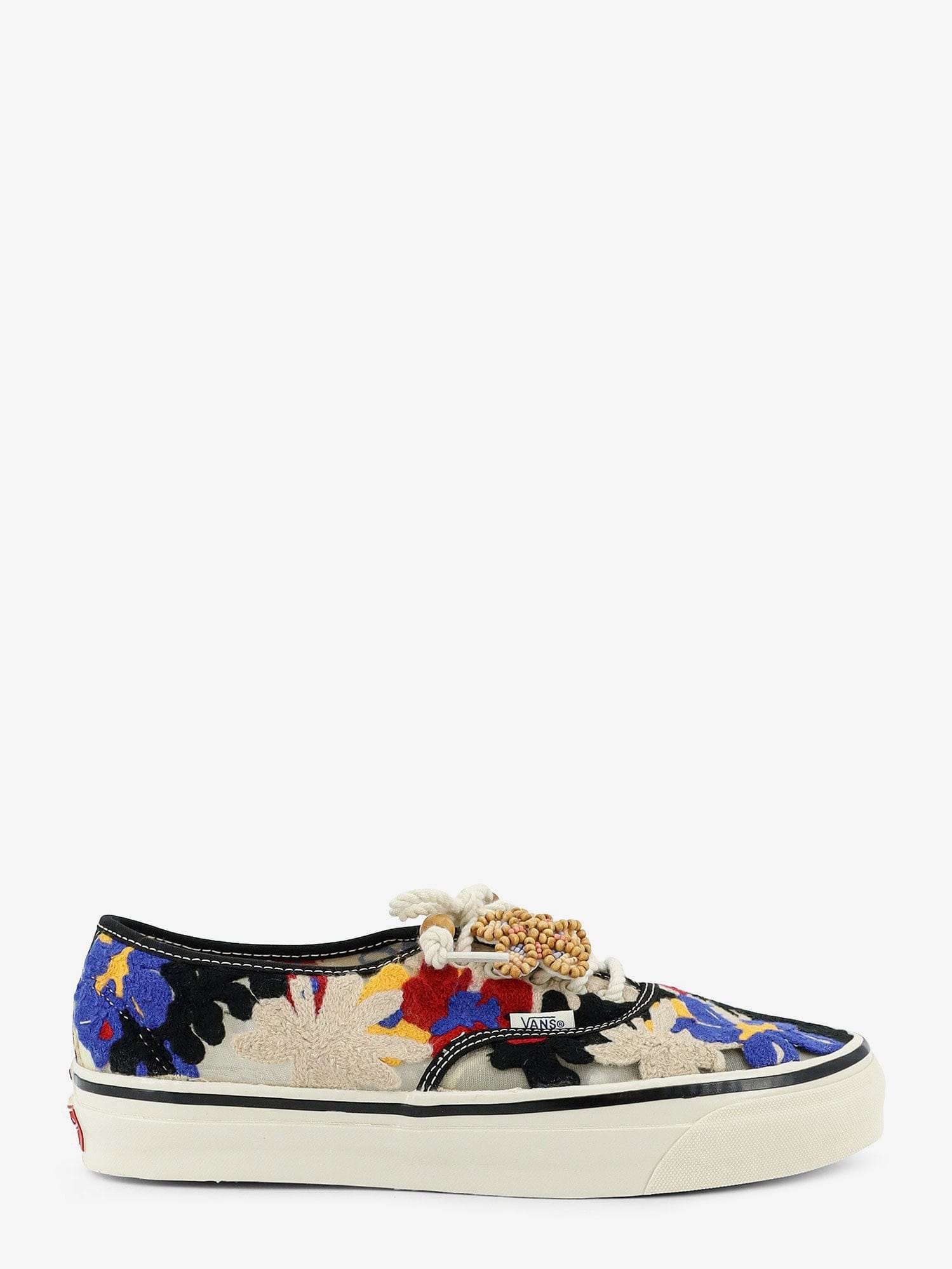 Vans Lx authentic 44 sneakers with multicolor macramé floral detail