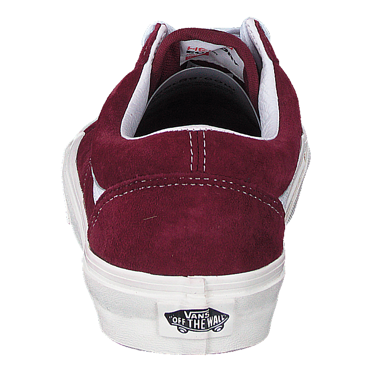 Vans Ua Old Skool (pig Suede)pomegrntsnwwht