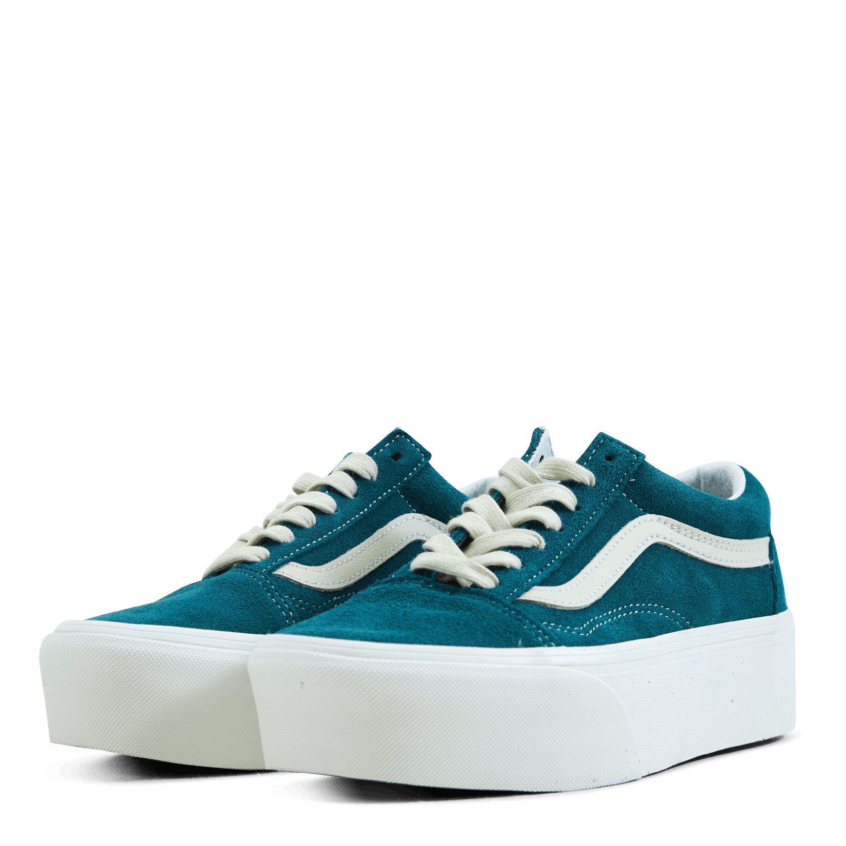 Vans Ua Old Skool Stackform Varsity Suede Deep Teal
