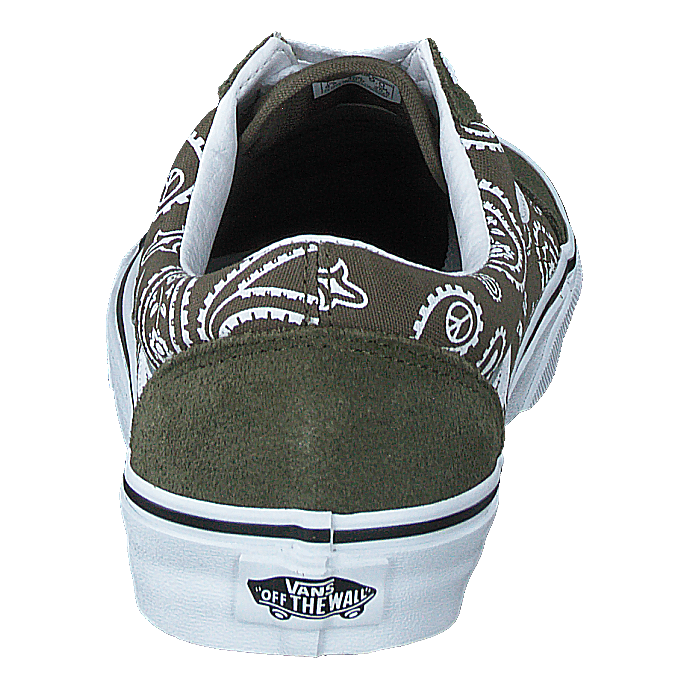 Vans Ua Old Skool (peace Paisley)grplftrwht