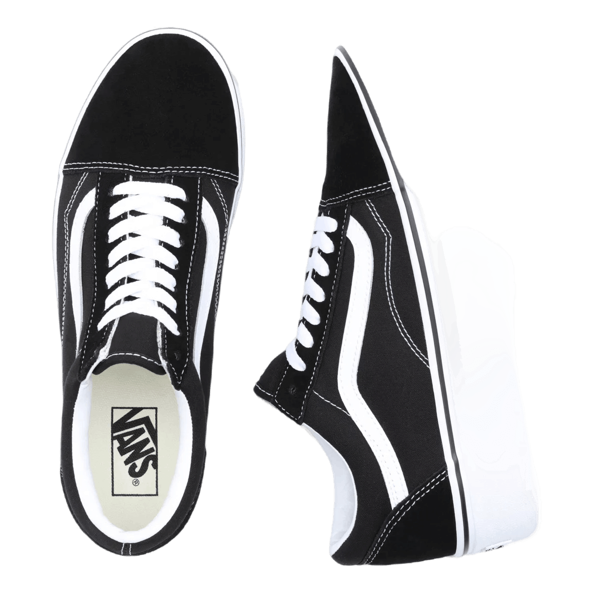 Vans Ua Old Skool Stackform Suede/canvas Black/true White