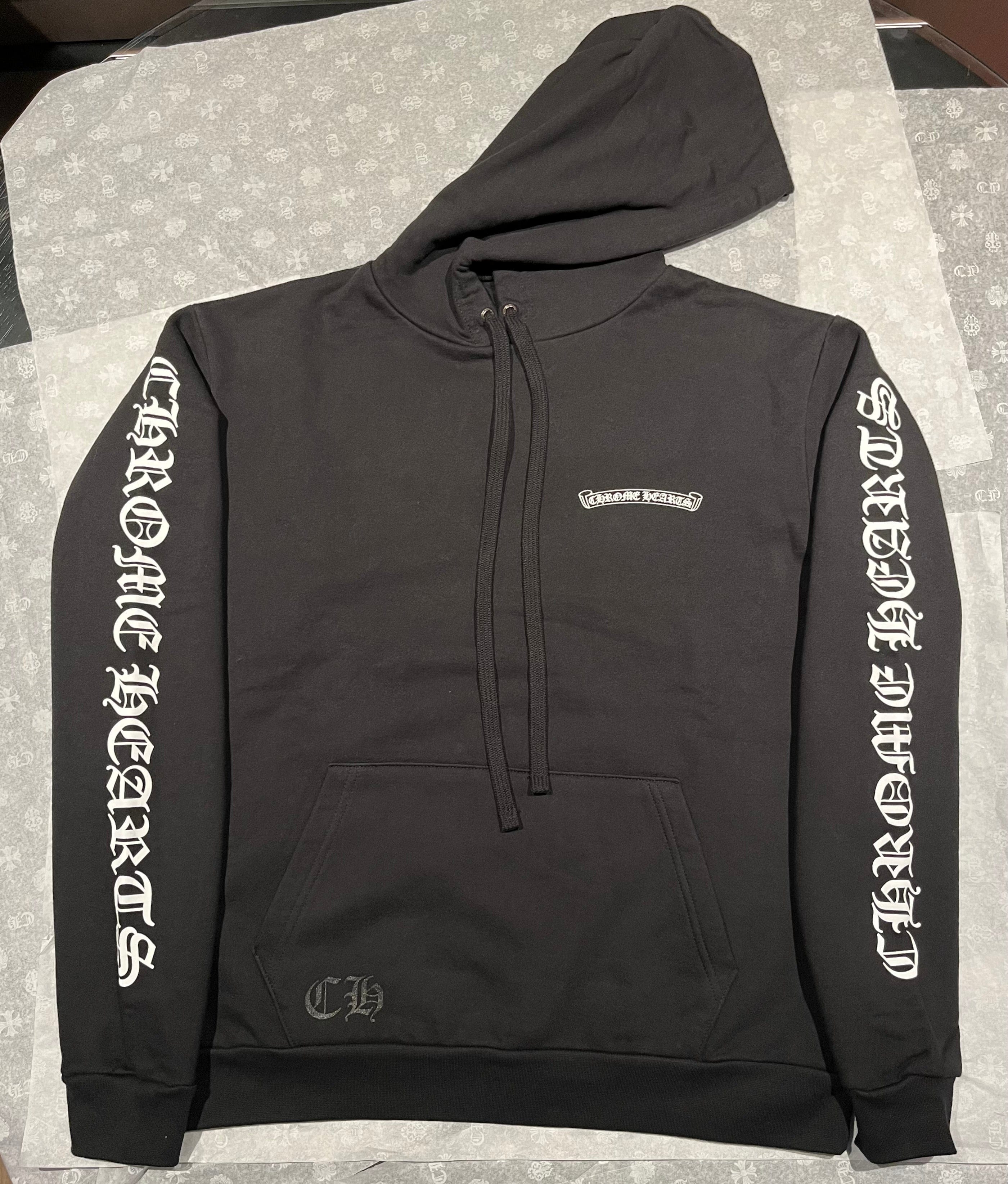 Chrome Hearts Hoodie Chrome Hearts Logo Black