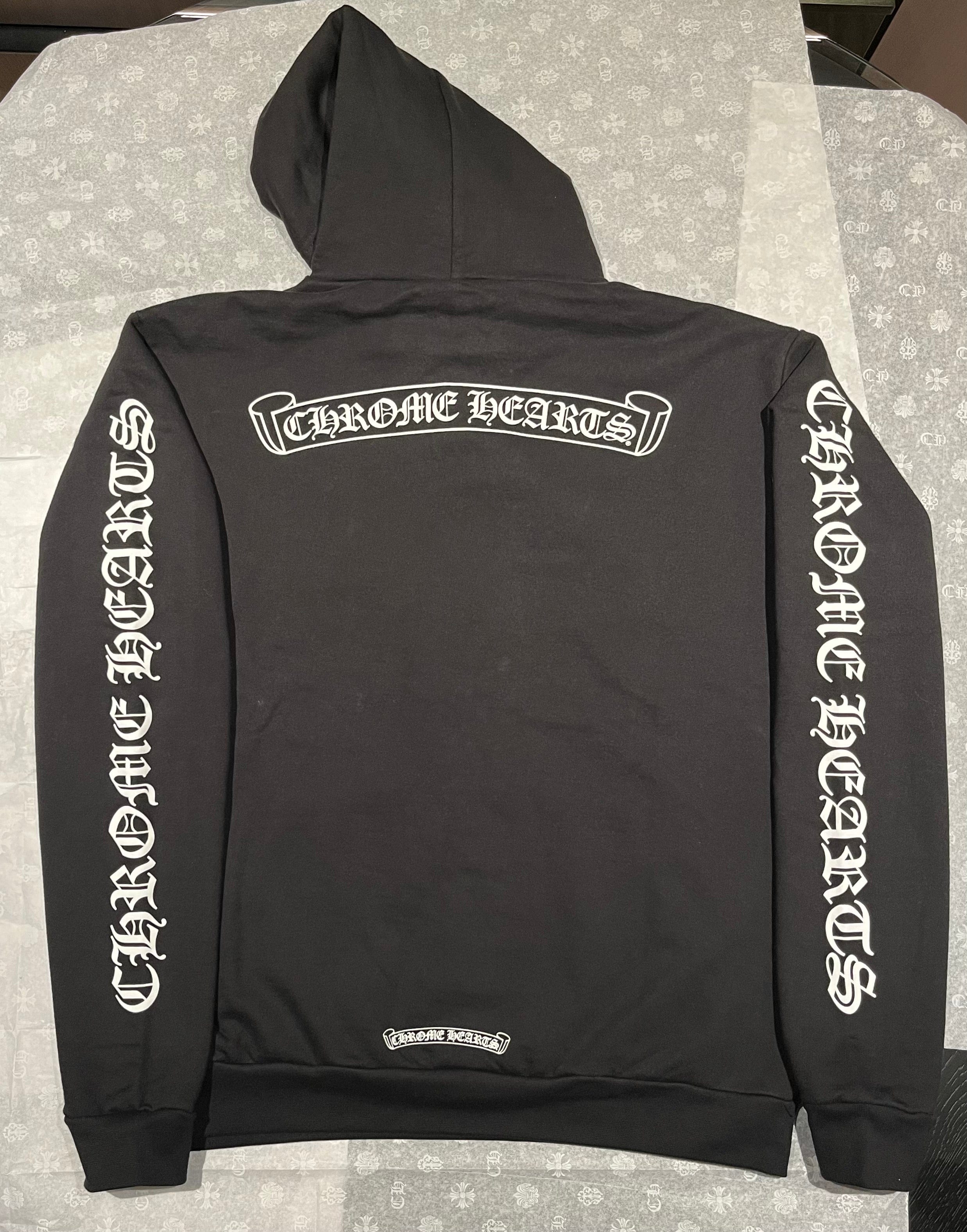 Chrome Hearts Hoodie Chrome Hearts Logo Black