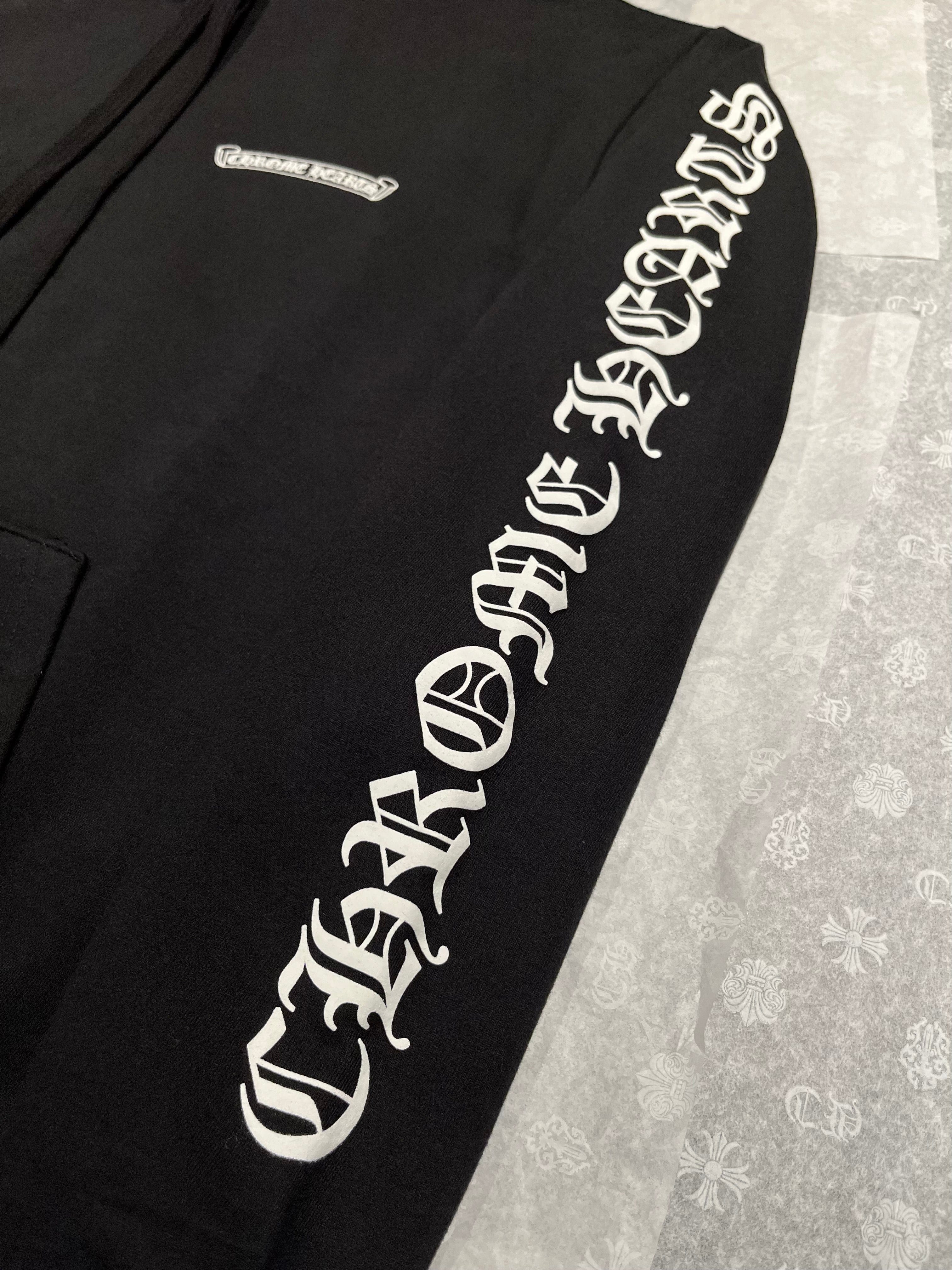Chrome Hearts Hoodie Chrome Hearts Logo Black
