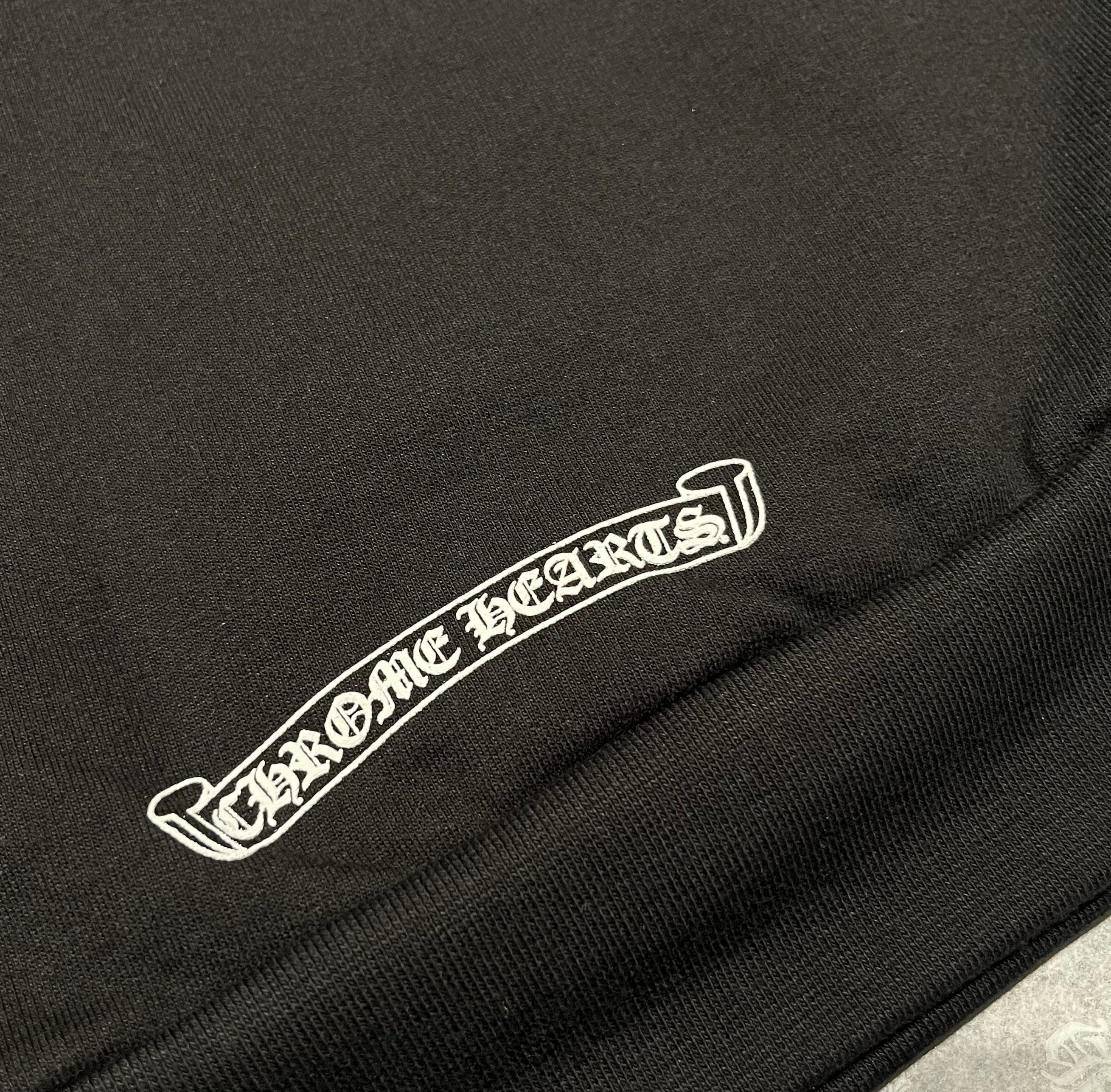 Chrome Hearts Hoodie Chrome Hearts Logo Black