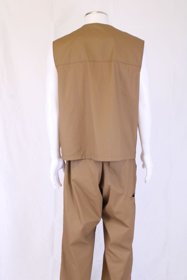 Prada Nylon Waistcoat/ Trouser Co - Ord Tan XL