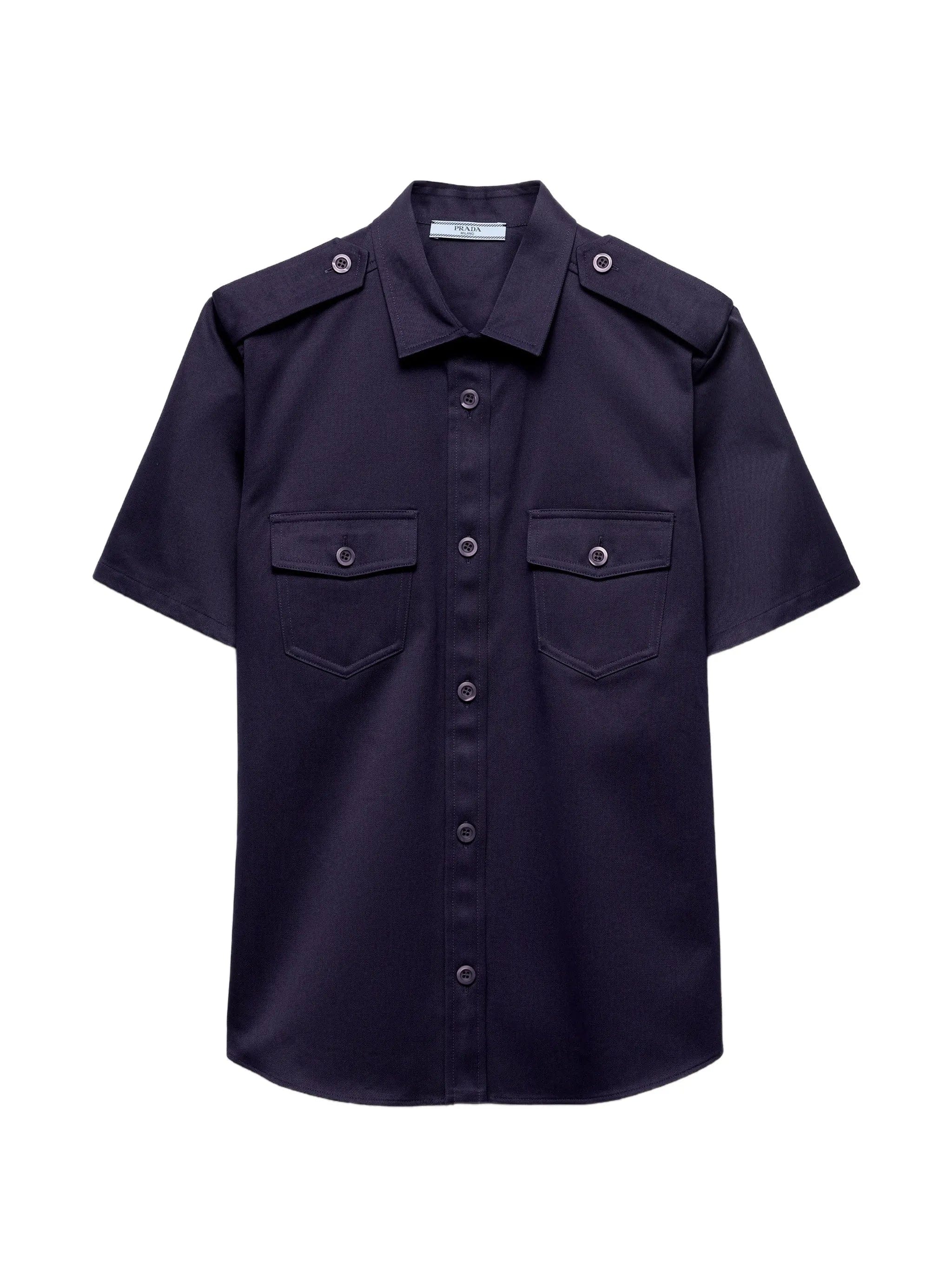 Prada epaulettes pocket shirt