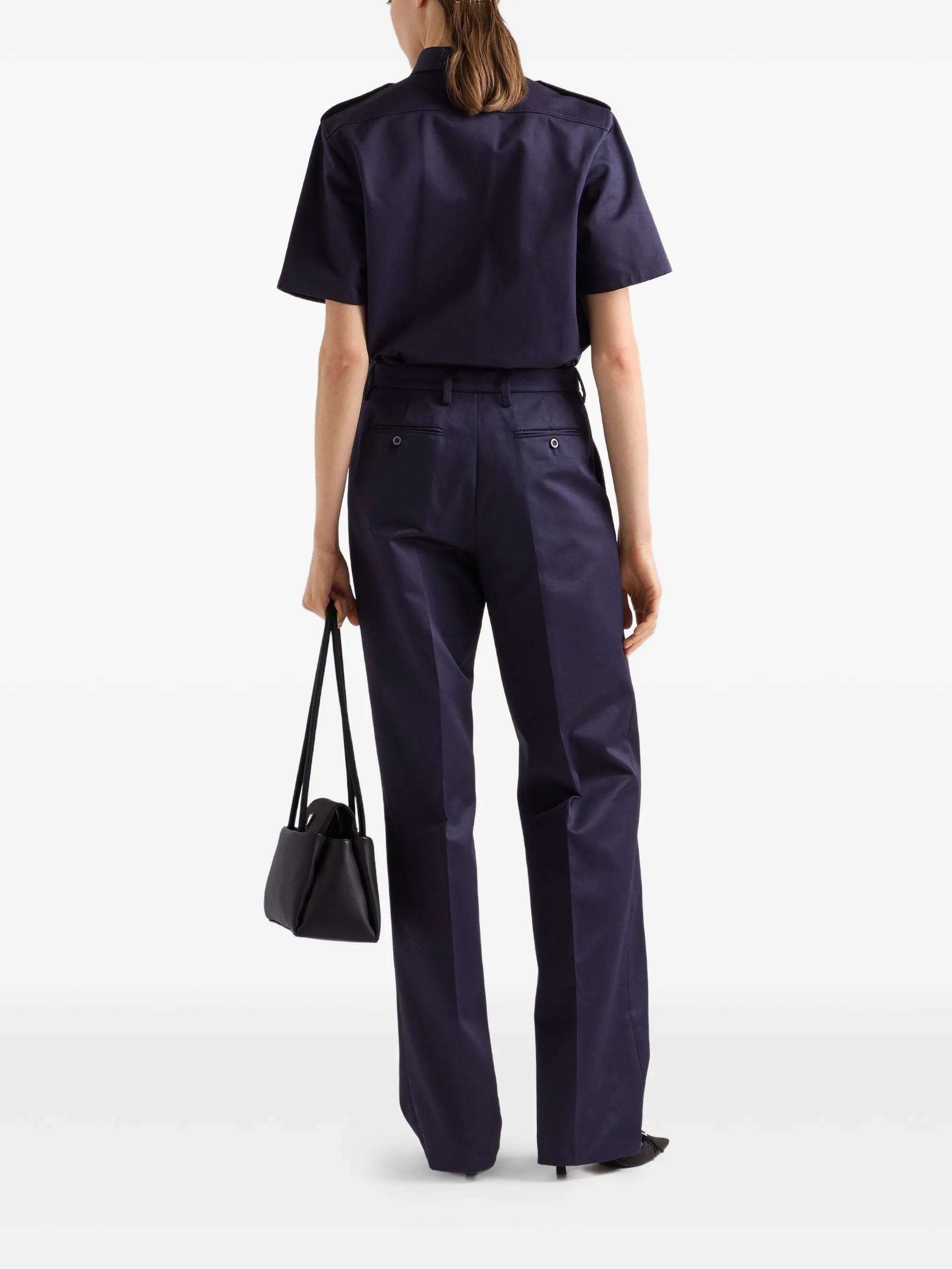 Prada epaulettes pocket shirt