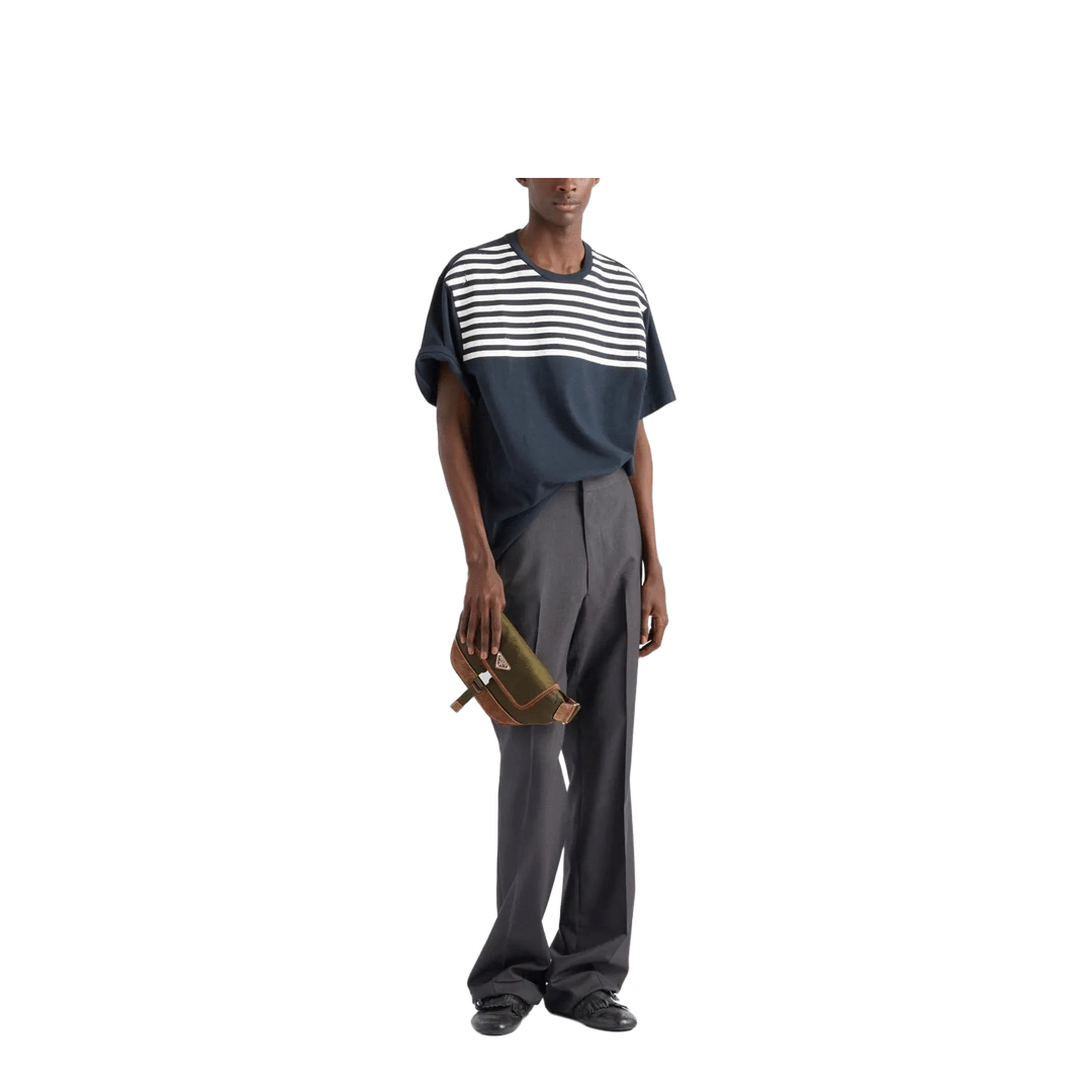 Prada Re - Nylon and Suede Fanny Pack