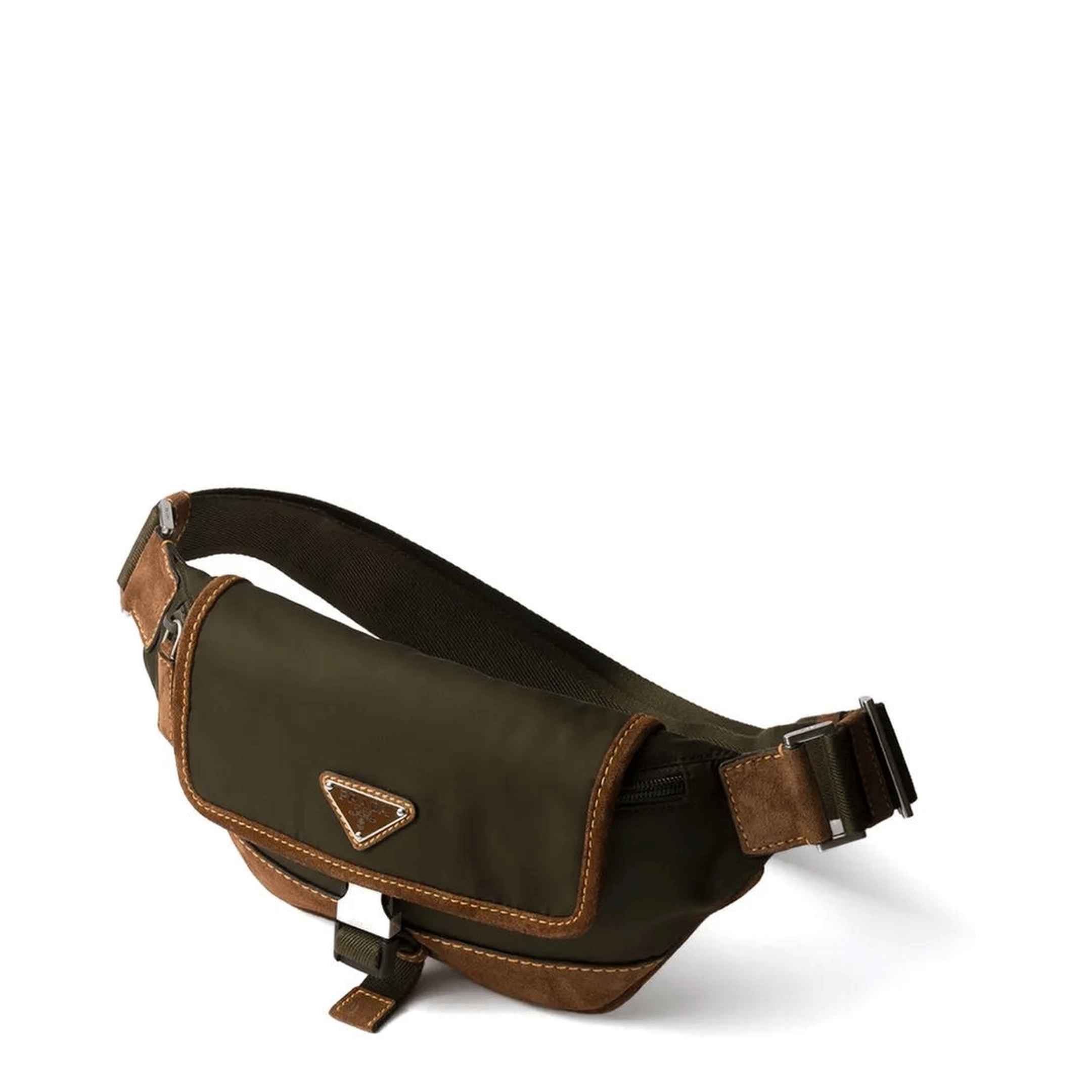 Prada Re - Nylon and Suede Fanny Pack