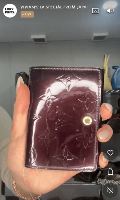 Louis Vuitton Vernis Enveloppe Carte de Visite B12085GJ62