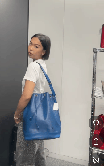 Louis Vuitton Epi Noe M44005 Epi leather Blue B09085RYNP