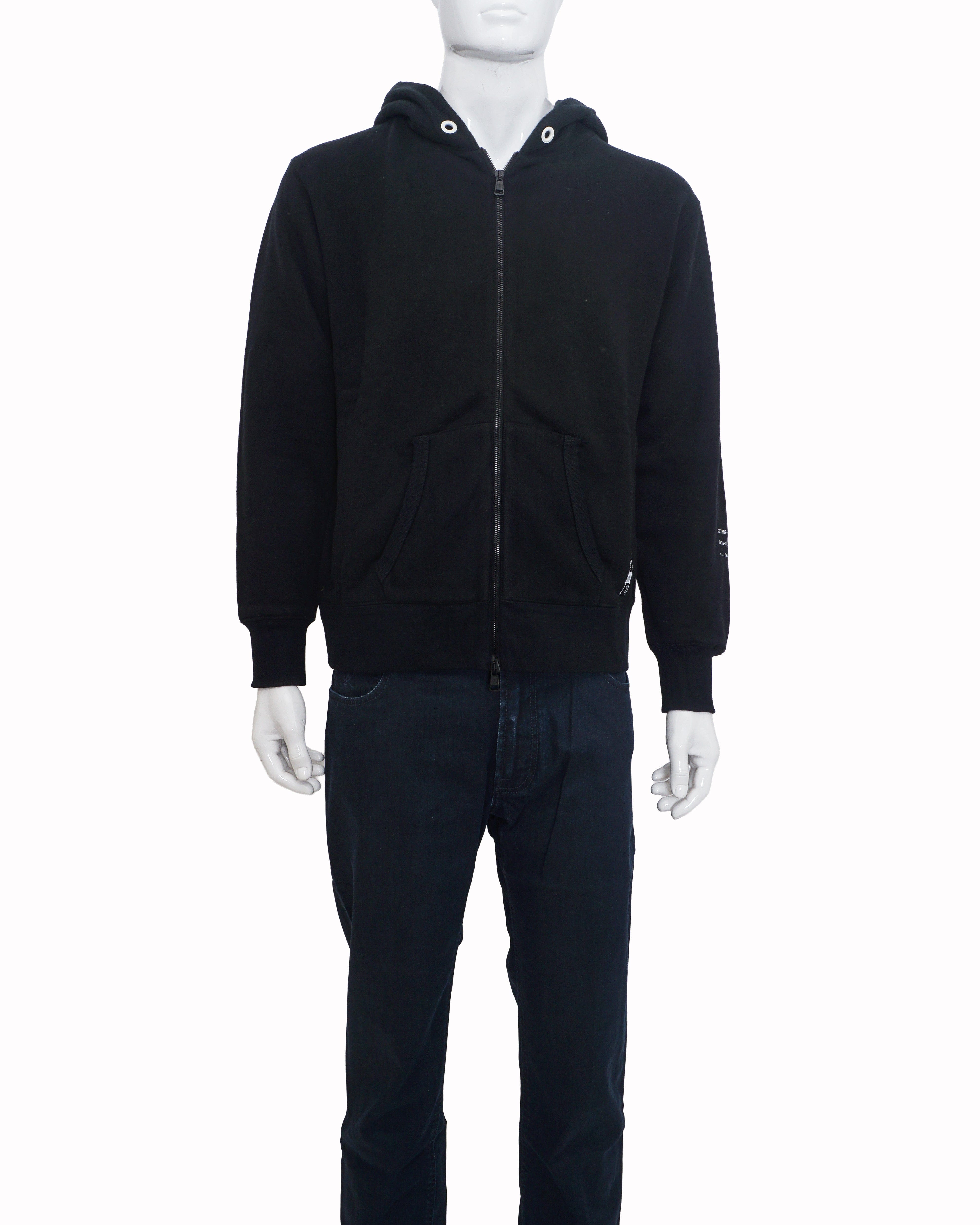Moncler - 7 Moncler Fragment Shell - Panelled Loopback Cotton - Jersey Zip - Up Hoodie