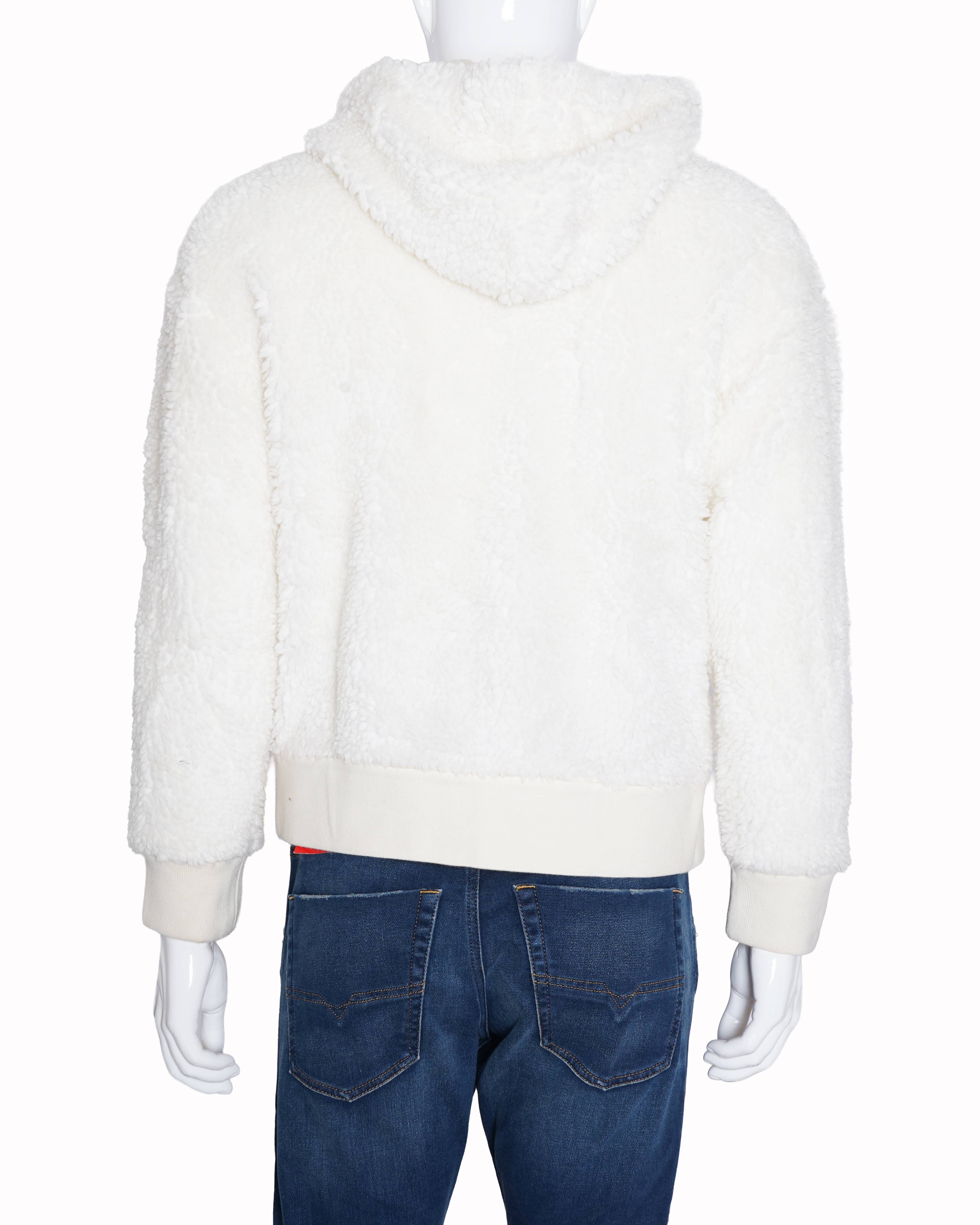 Moncler Teddy Fleece Zip Hoodie