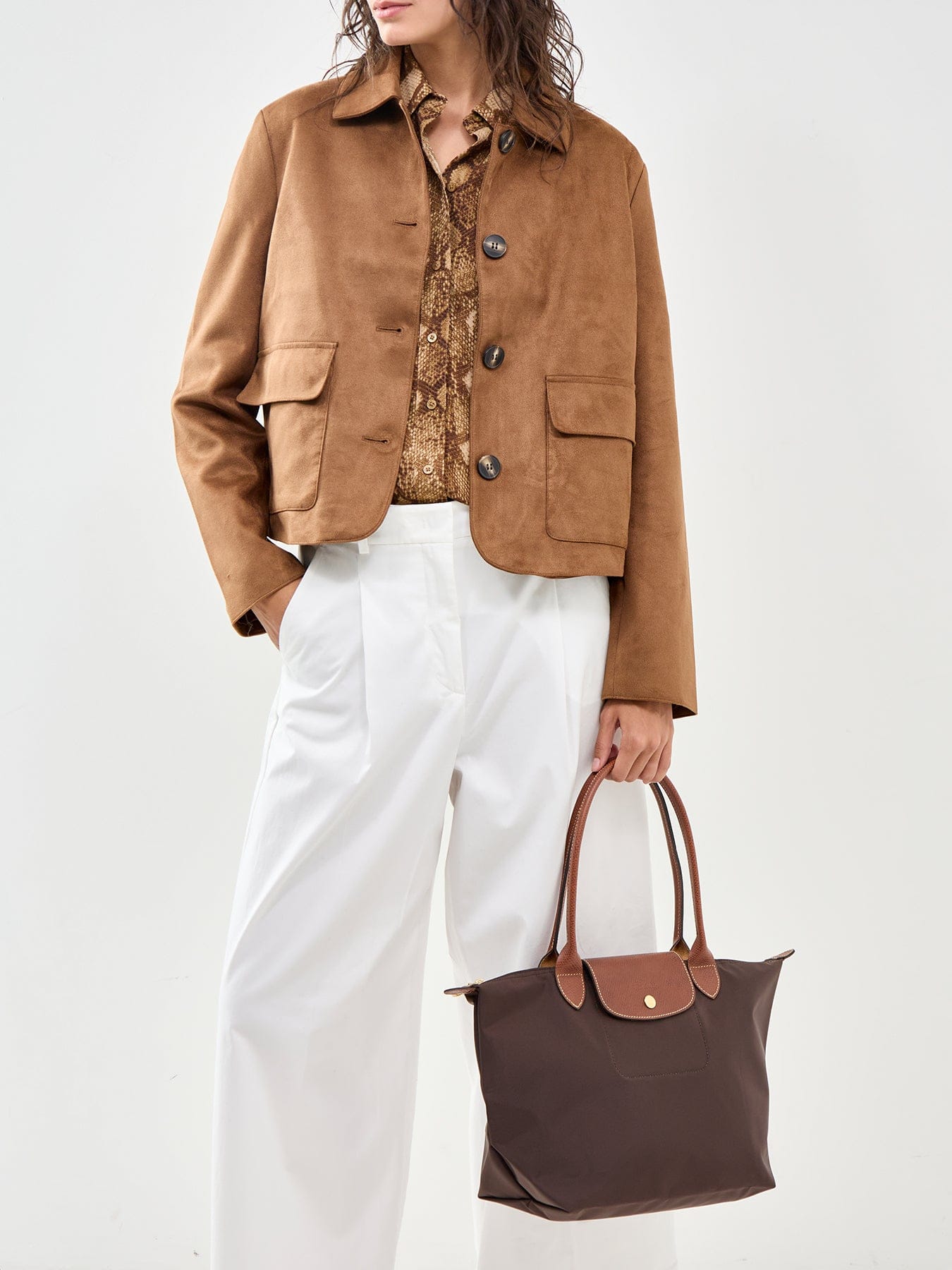 Longchamp Le Pliage Original Tote Bag Medium Brown