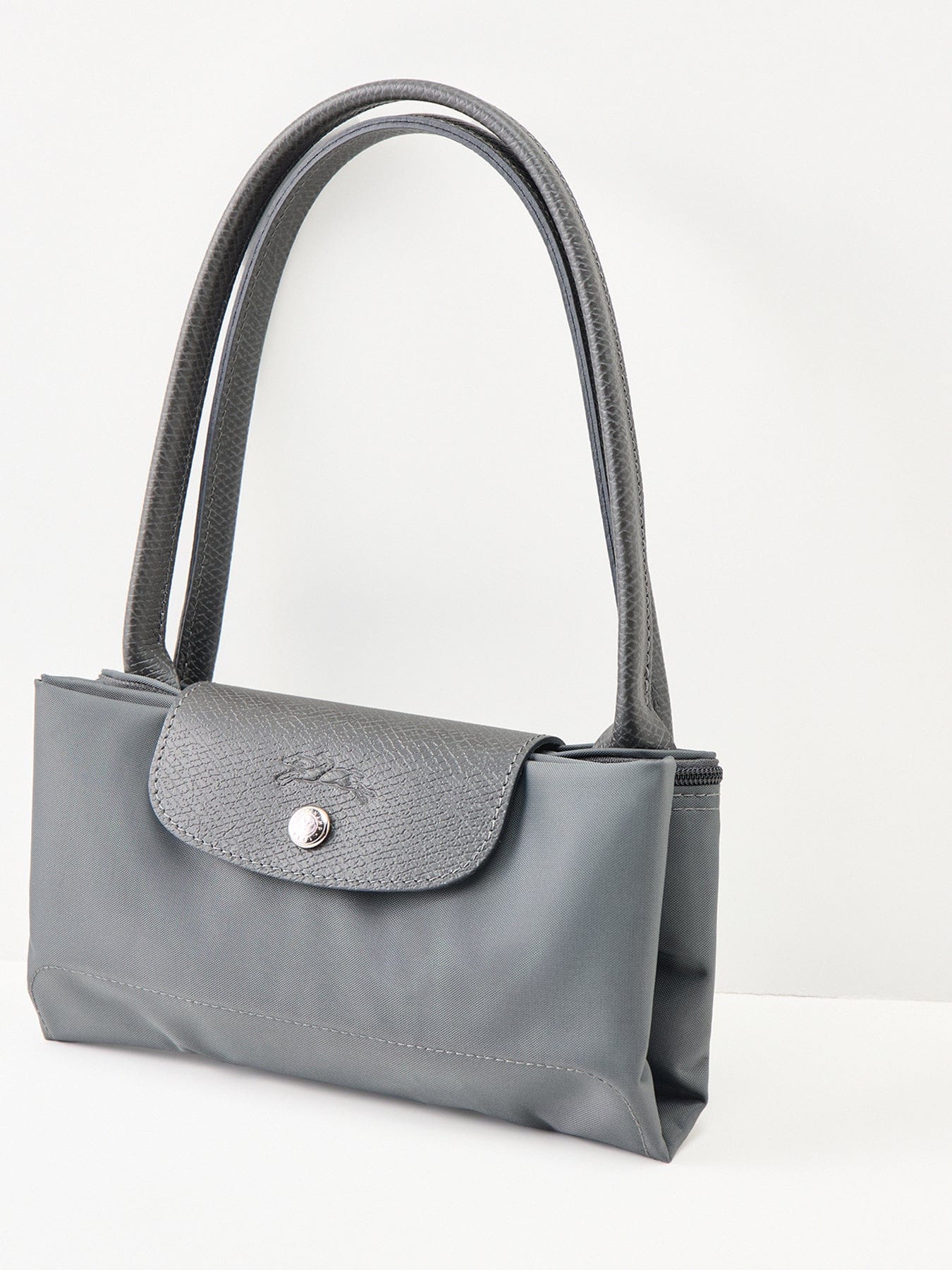 Longchamp Le Pliage Green Medium Nylon Tote Bag Graphite