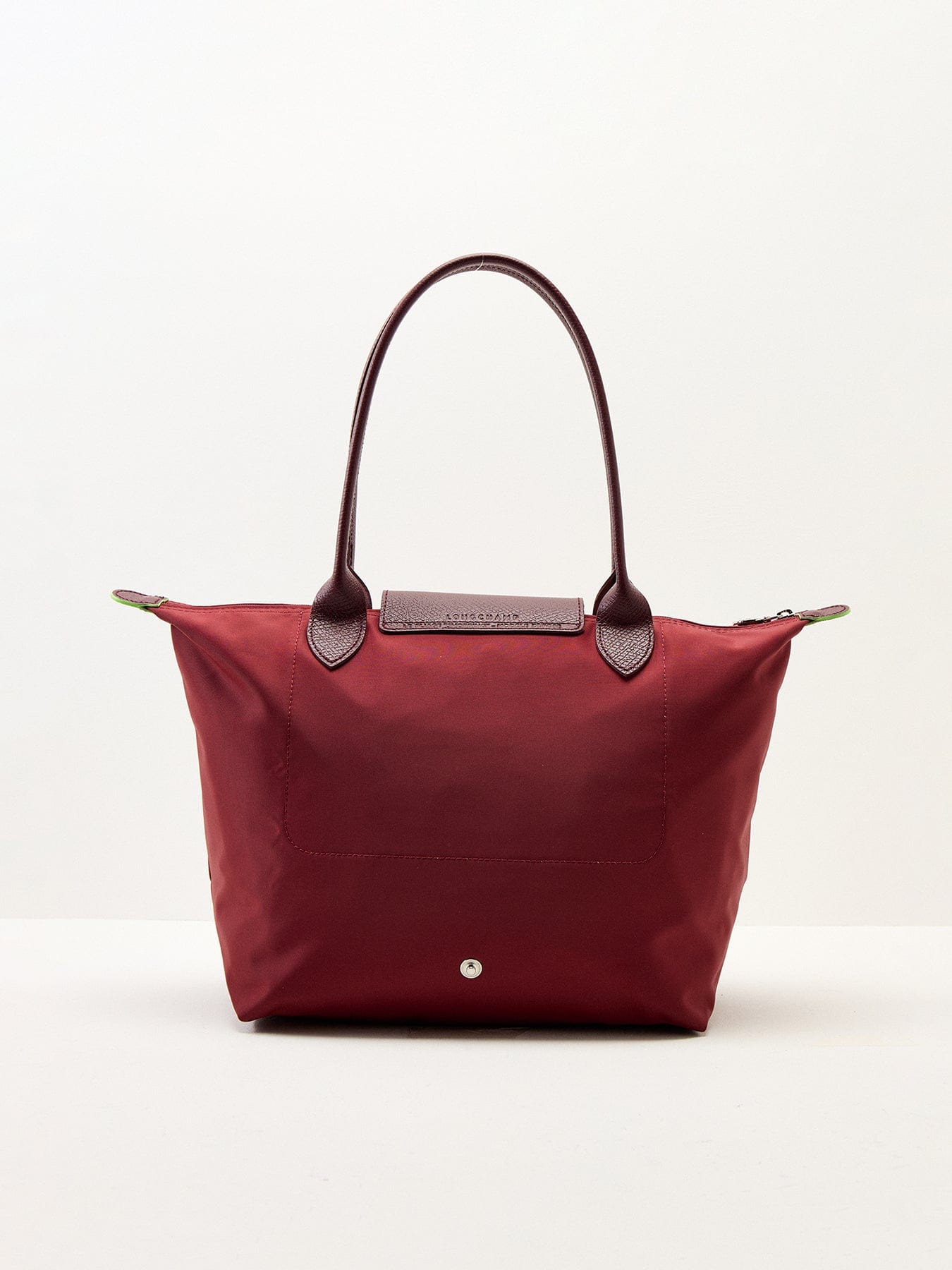 Longchamp Le Pliage Green Medium Tote Bag Pomegranate Recycled