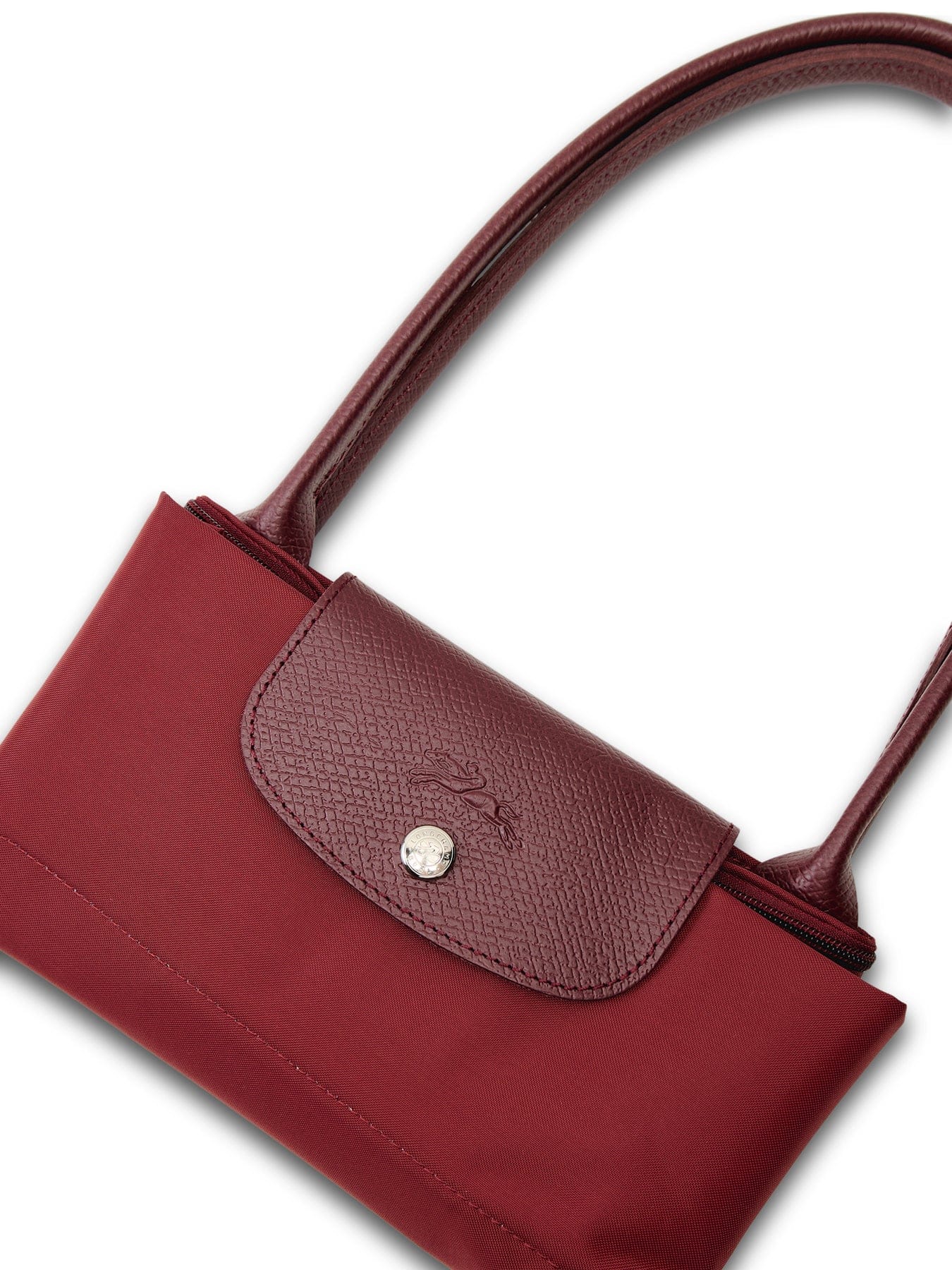 Longchamp Le Pliage Green Medium Tote Bag Pomegranate Recycled